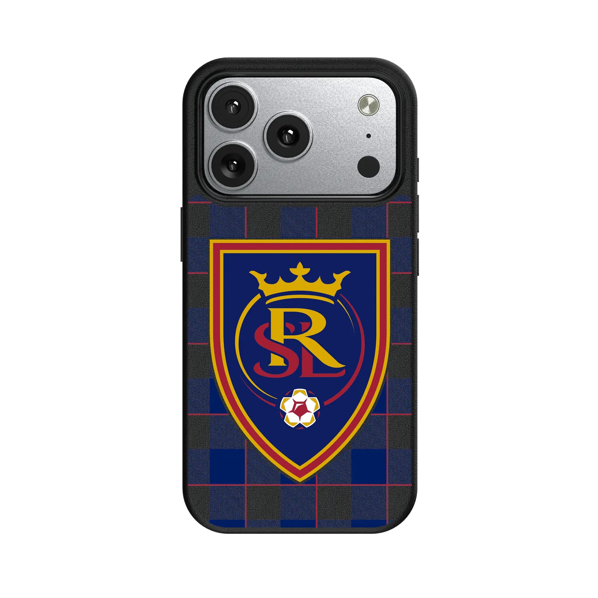 Real Salt Lake Plaid iPhone MagSafe Compatible Phone Case for Apple iPhone#Device_iPhone 17 Pro