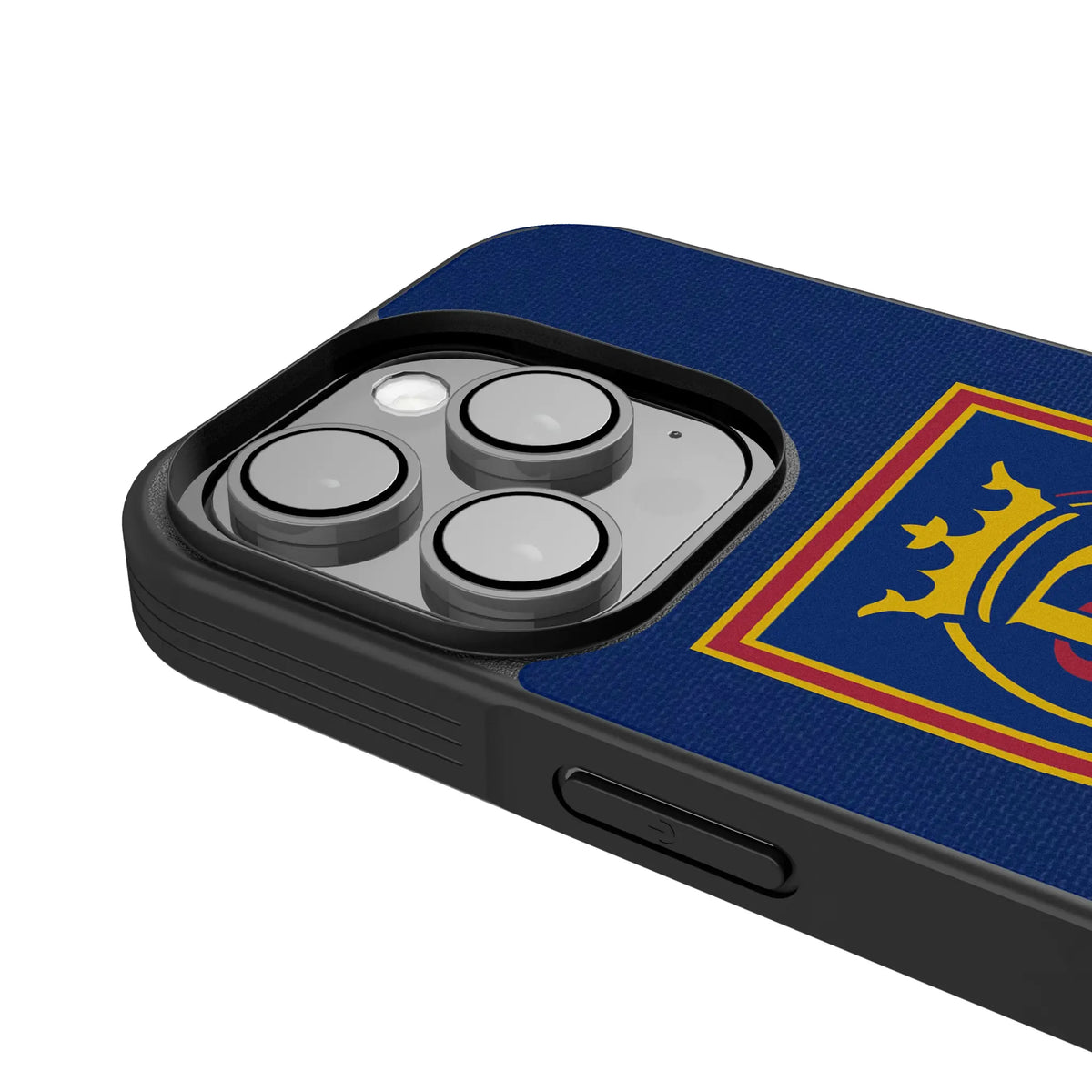 Real Salt Lake Stripe iPhone Bump Phone Case for Apple iPhone - Detail