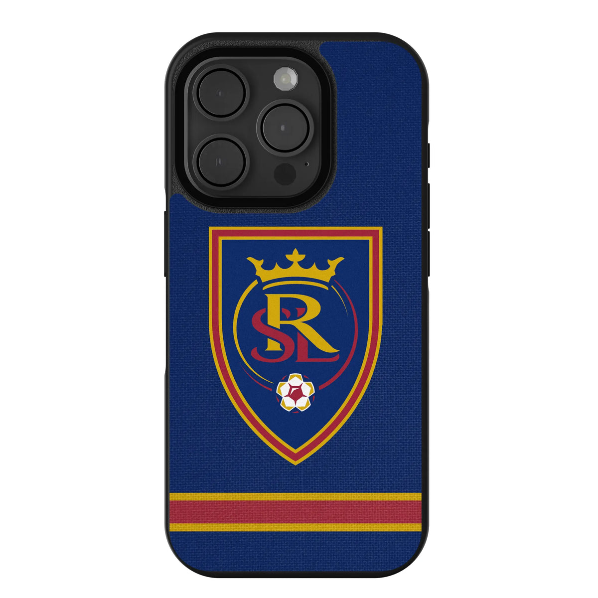Real Salt Lake Stripe iPhone Bump Phone Case for Apple iPhone