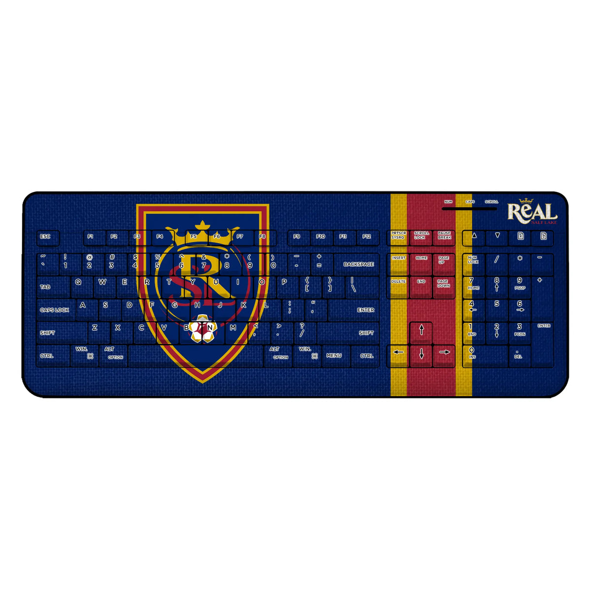 Real Salt Lake Stripe Wireless USB Keyboard