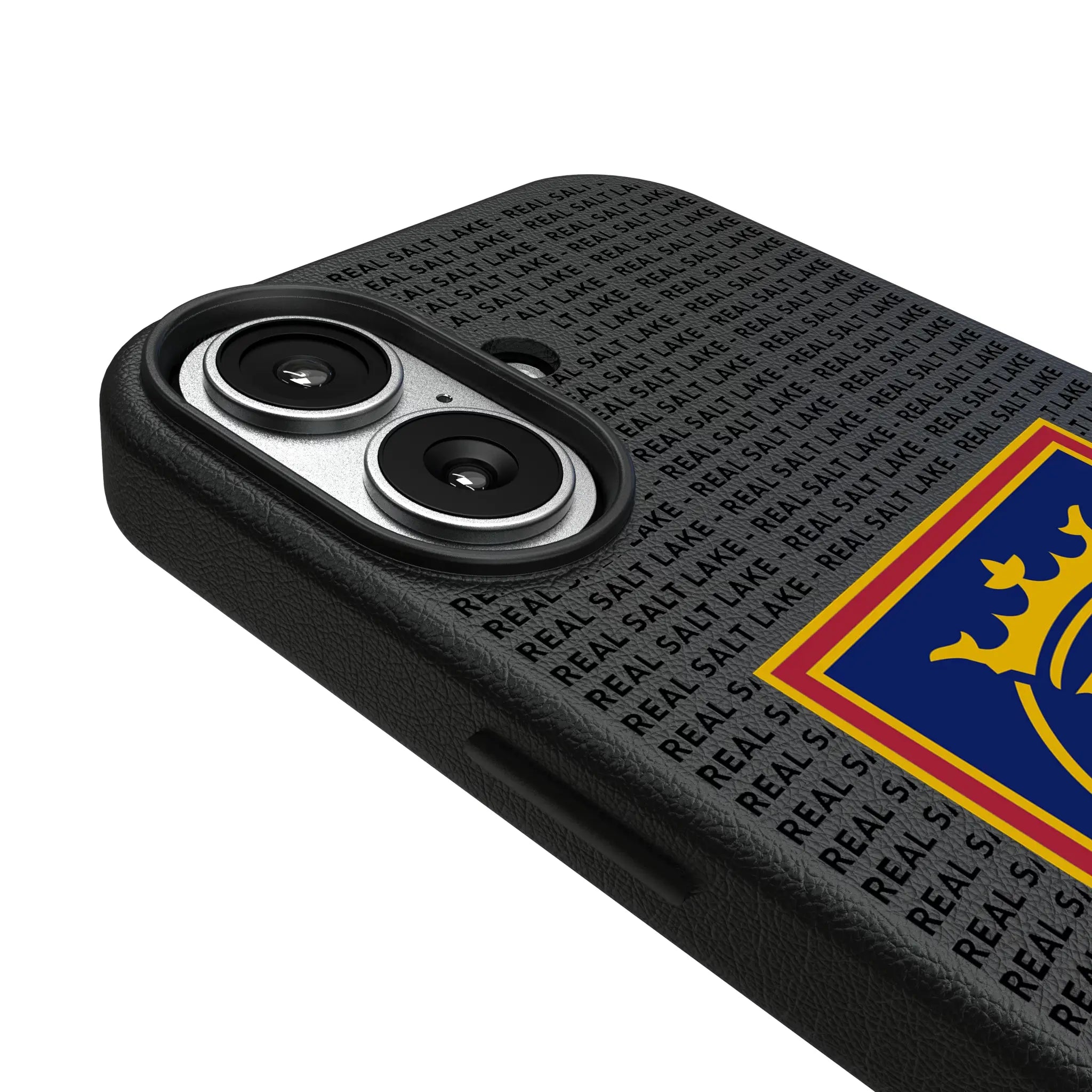 Real Salt Lake Text Backdrop iPhone MagSafe Compatible Phone Case for Apple iPhone - Detail#Device_iPhone 17
