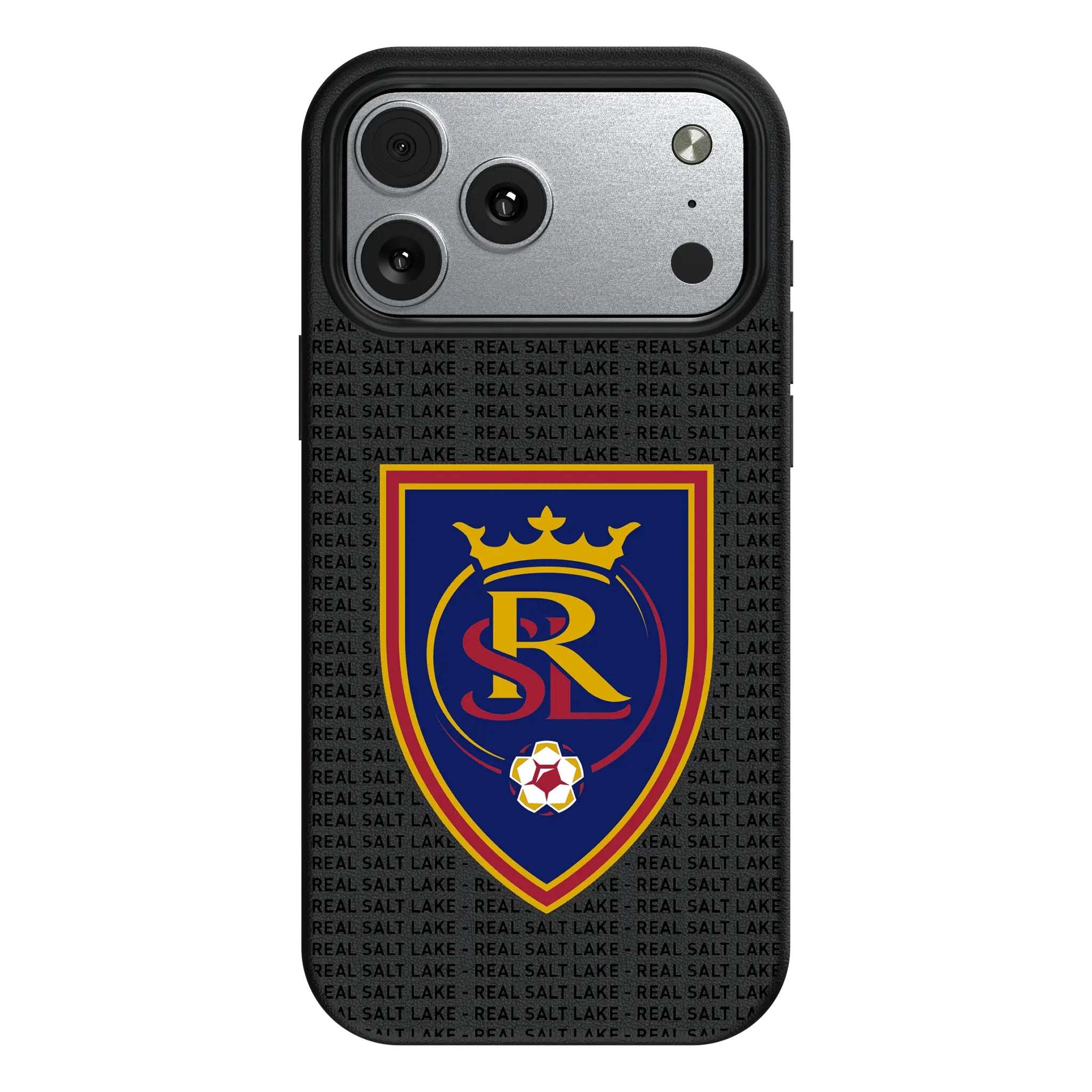 Real Salt Lake Text Backdrop iPhone MagSafe Compatible Phone Case for Apple iPhone#Device_iPhone 17 Pro Max