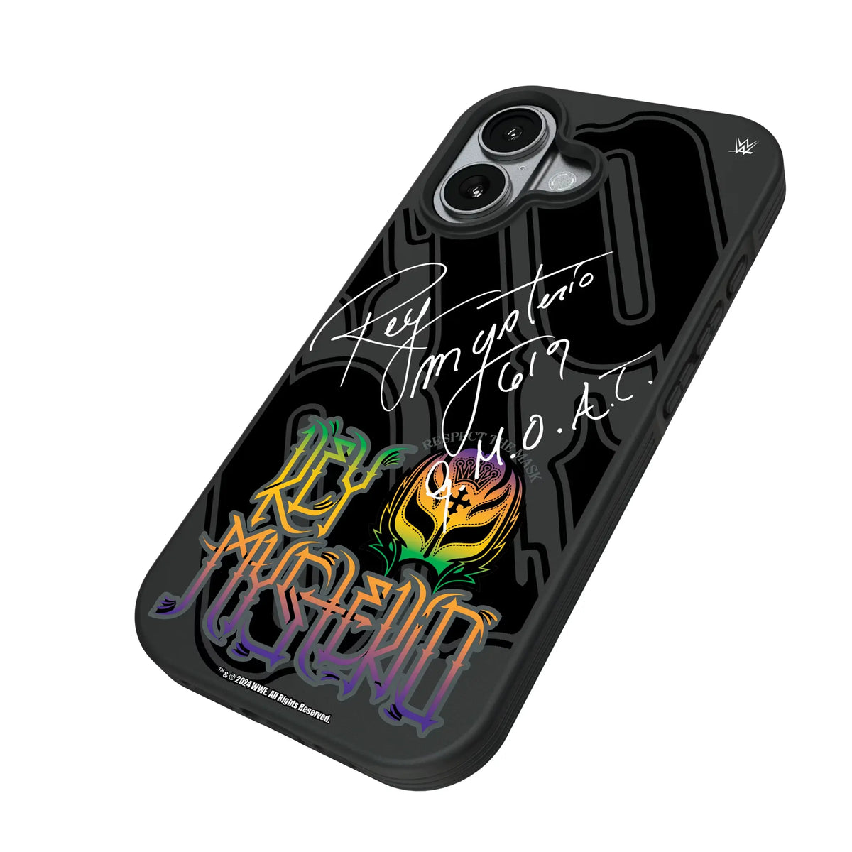 Rey Mysterio Impact iPhone Bump Phone Case for Apple iPhone - Isometric View#Device_iPhone 17