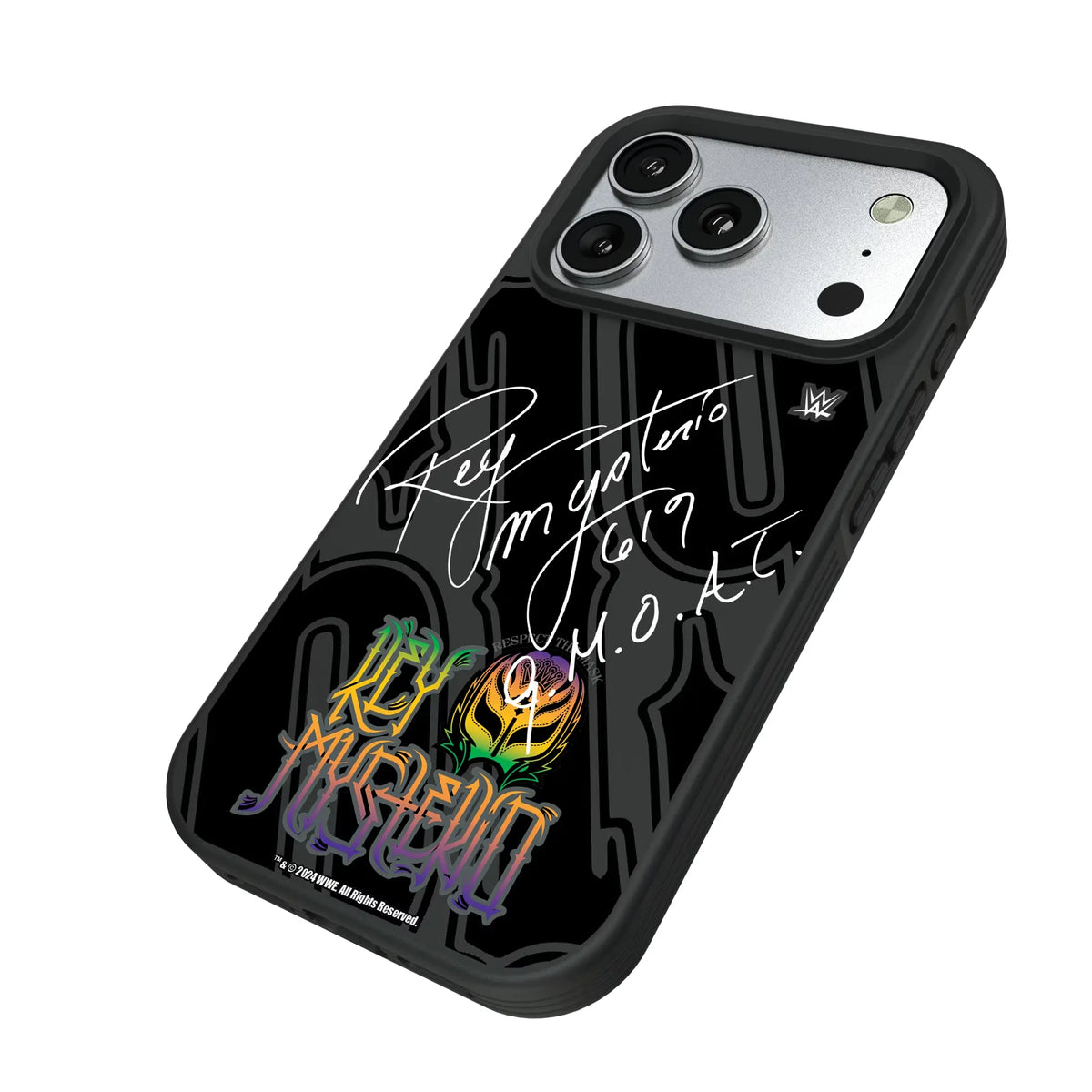 Rey Mysterio Impact iPhone Bump Phone Case for Apple iPhone - Isometric View#Device_iPhone 17 Pro