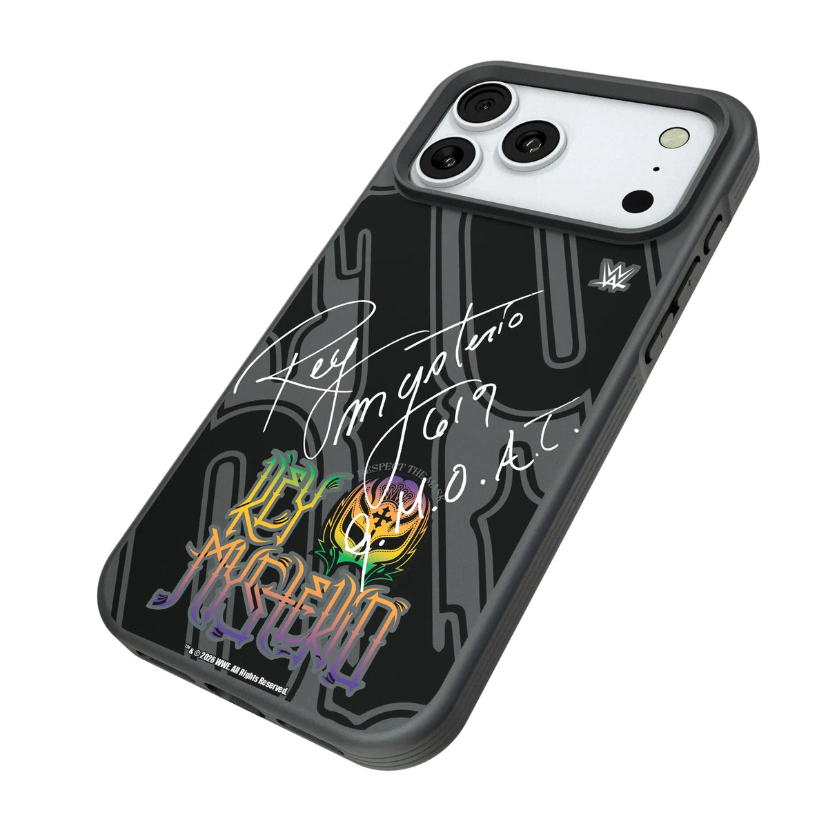 Rey Mysterio Impact iPhone Bump Phone Case for Apple iPhone - Isometric View#Device_iPhone 18 Pro Max