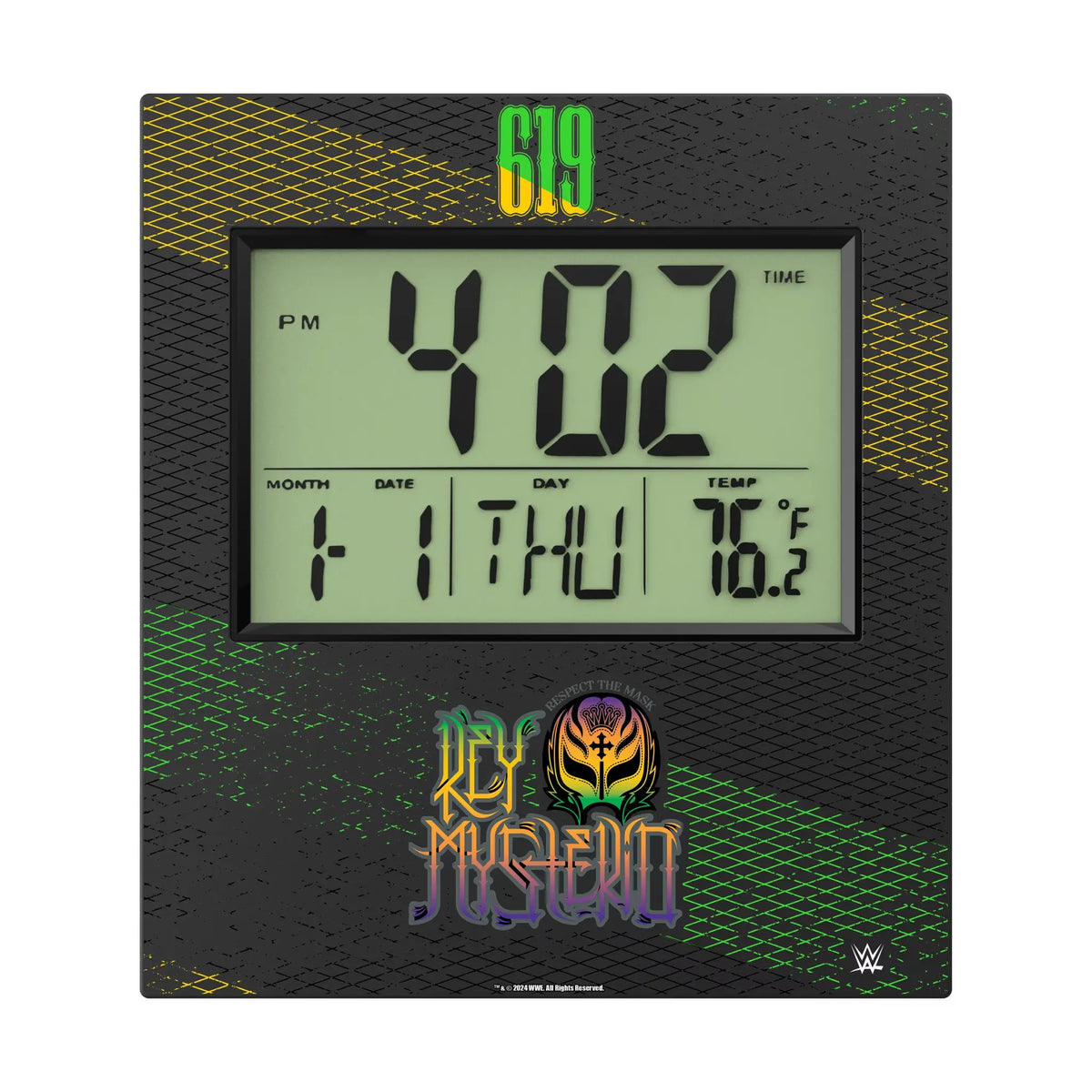 Rey Mysterio Steel Wall Clock