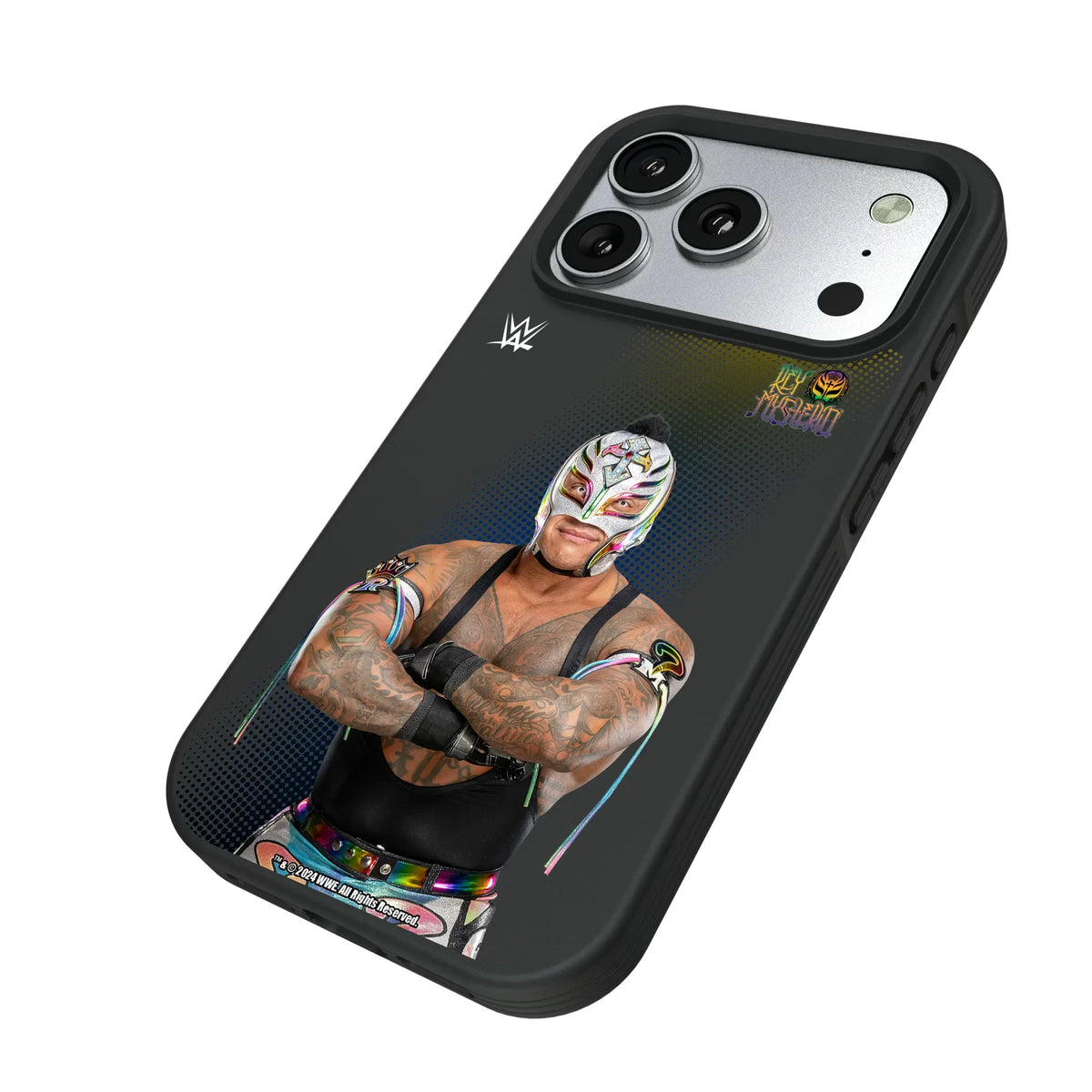 Rey Mysterio Superstar iPhone Bump Phone Case for Apple iPhone - Isometric View#Device_iPhone 17 Pro