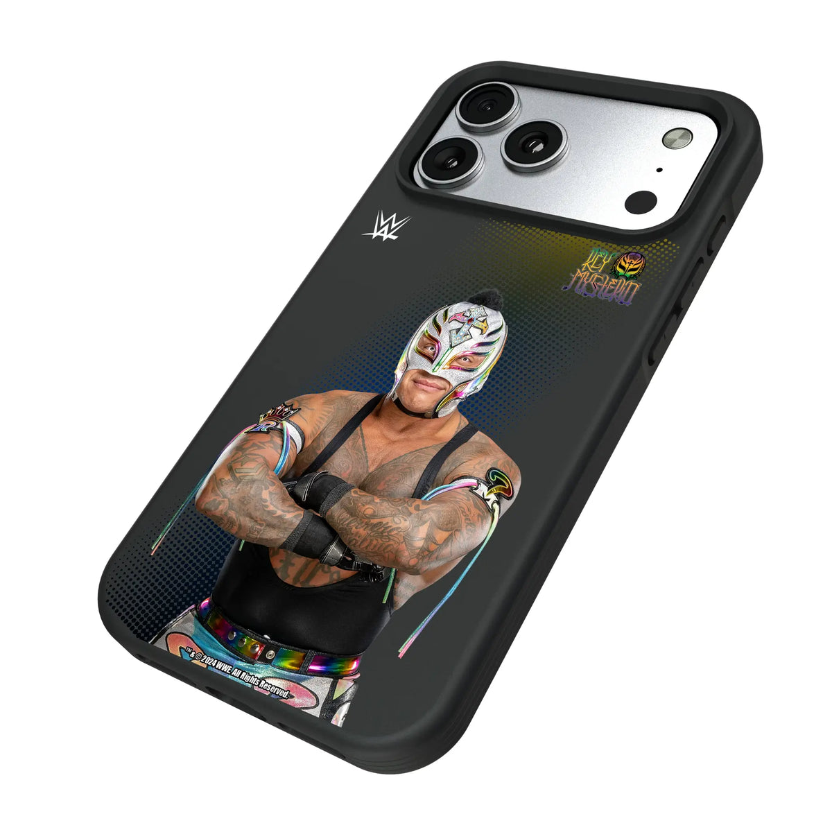 Rey Mysterio Superstar iPhone Bump Phone Case for Apple iPhone - Isometric View#Device_iPhone 17 Pro Max