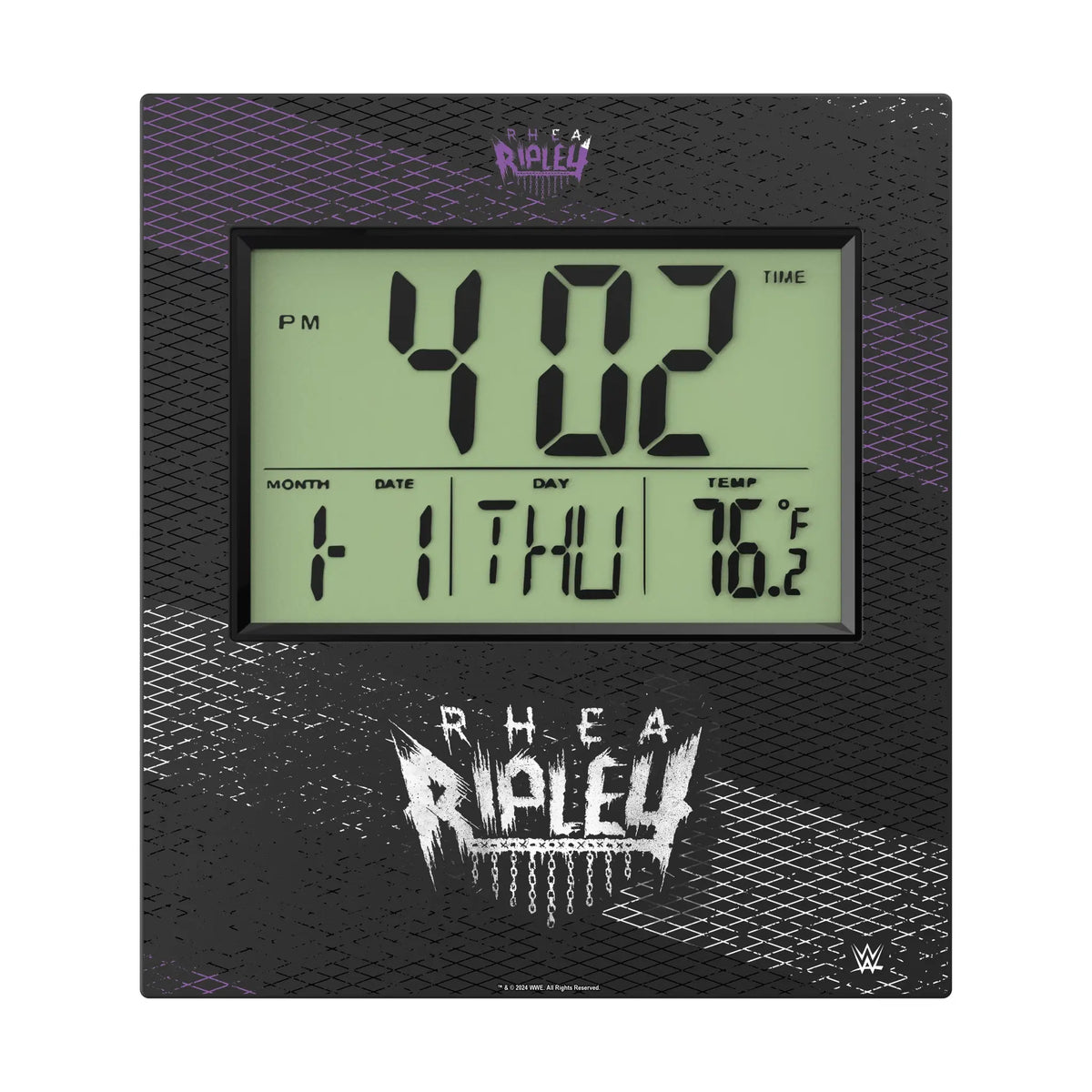 Rhea Ripley Steel Wall Clock