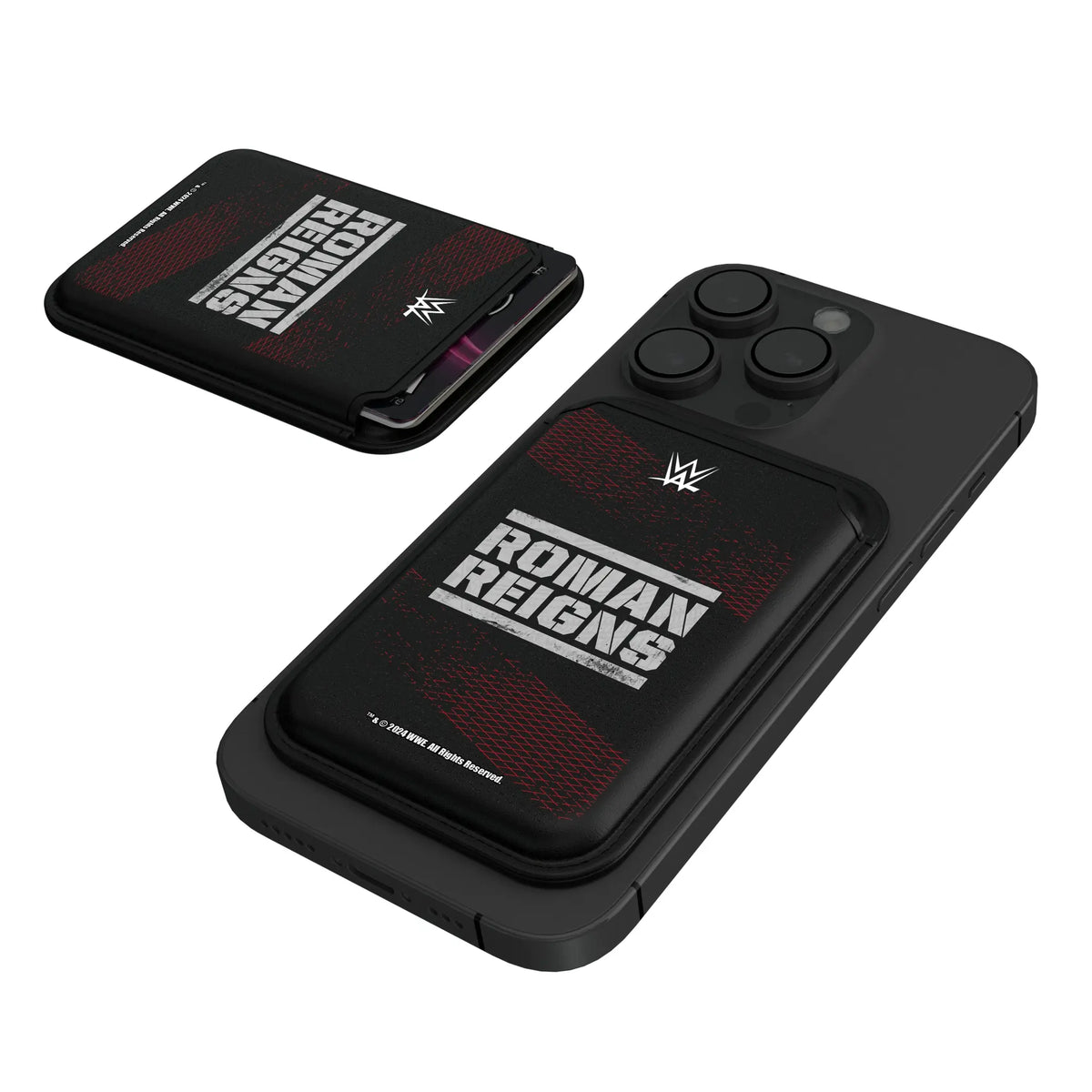 Roman Reigns Steel Black Magnetic Credit Card Wallet