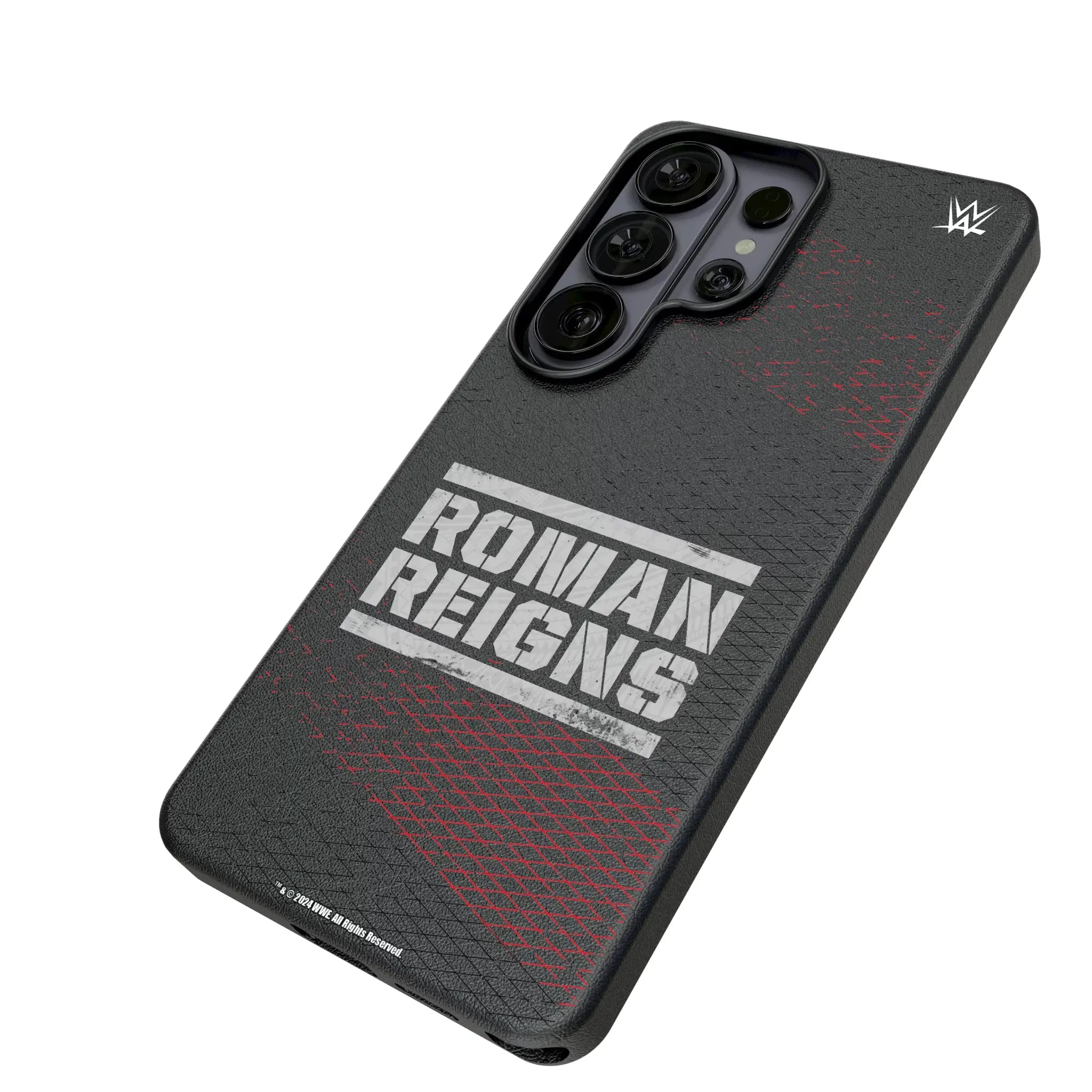 Roman Reigns Steel Galaxy MagSafe Compatible Phone Case for Samsung Galaxy - Isometric View#Device_Galaxy S26 Ultra