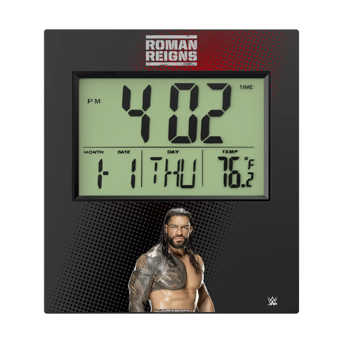 Roman Reigns Superstar Wall Clock