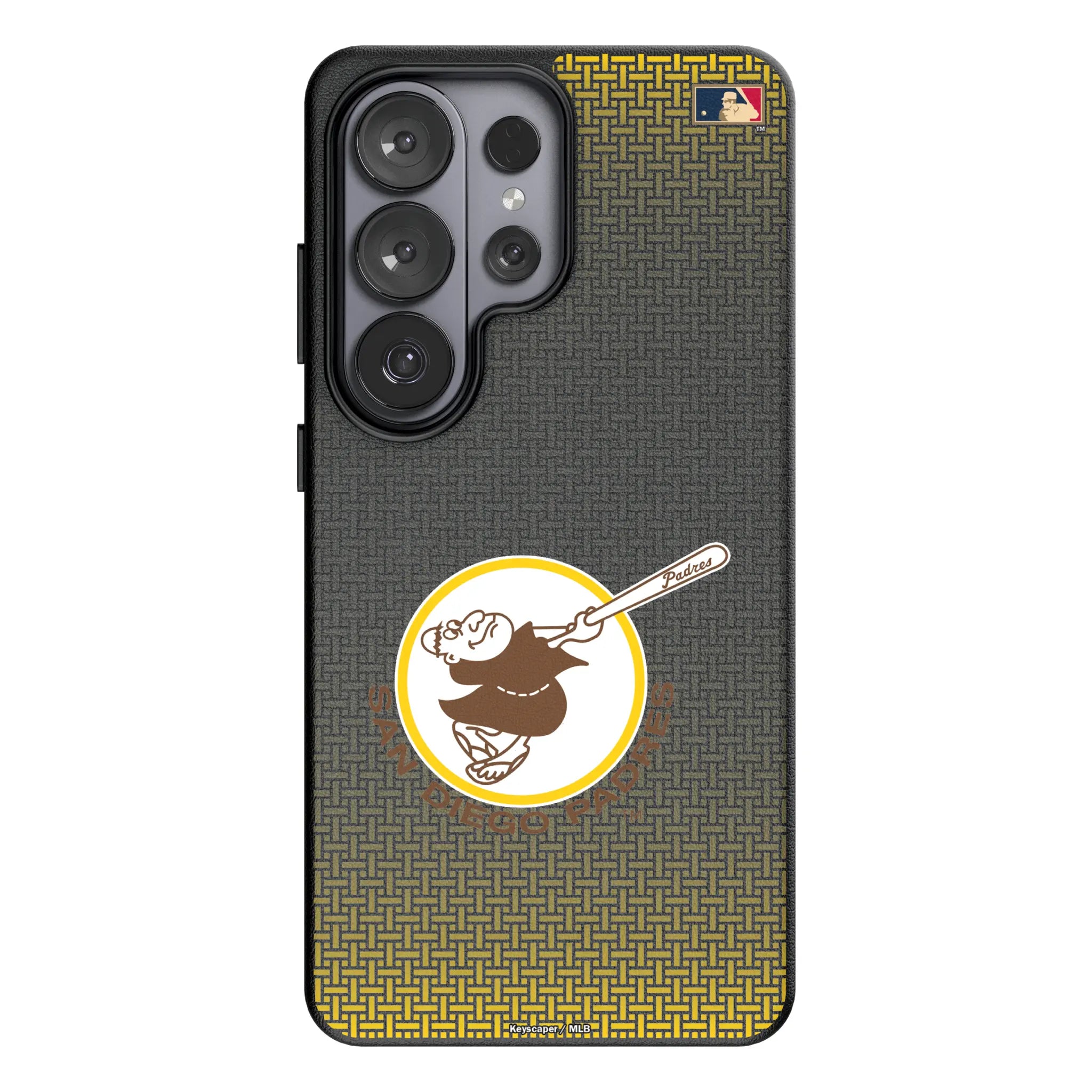 San Diego Padres 1969-1984 - Cooperstown Collection Linen Galaxy MagSafe Compatible Phone Case for Samsung Galaxy#Device_Galaxy S26 Ultra