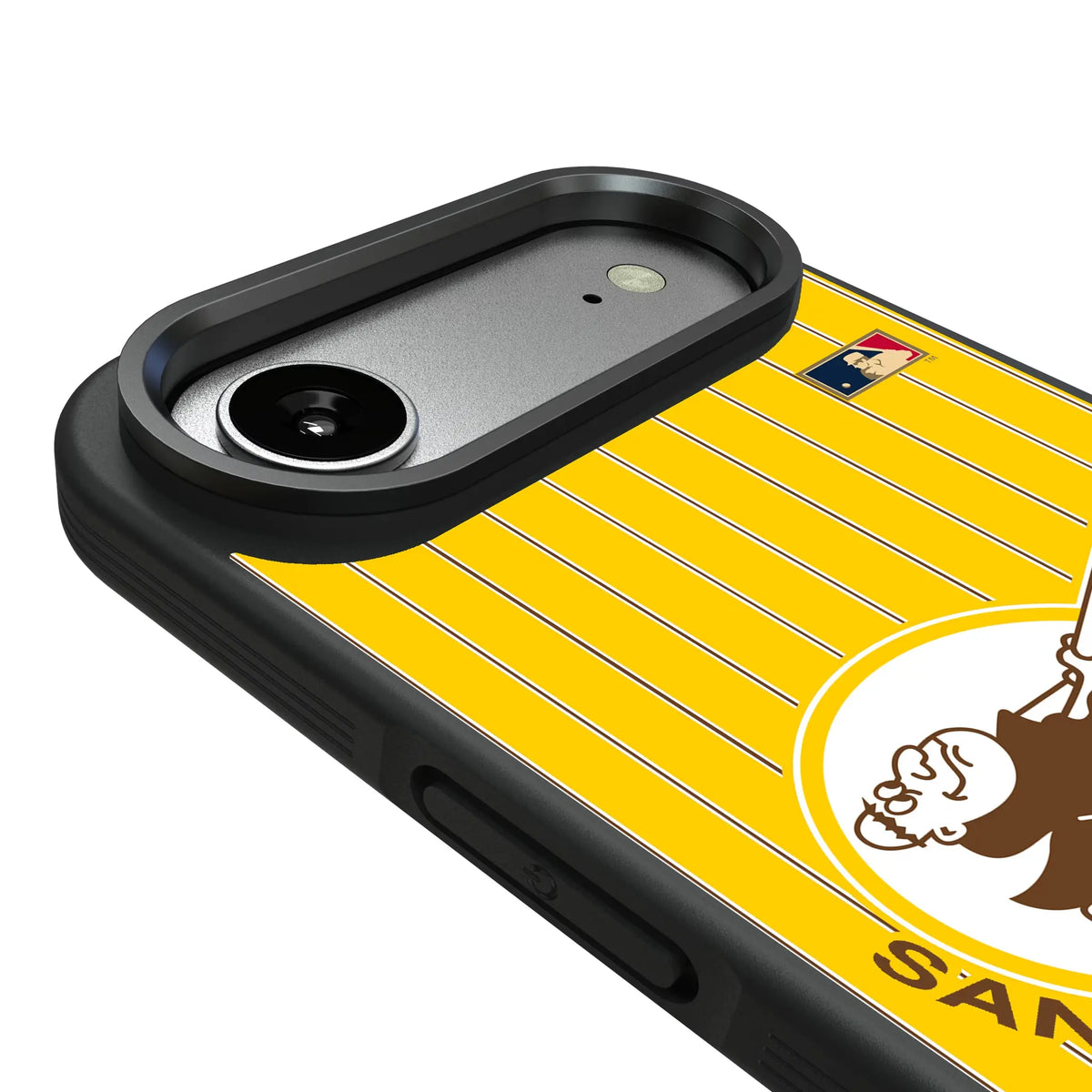 San Diego Padres 1969-1984 - Cooperstown Collection Pinstripe iPhone Bump Phone Case for Apple iPhone - Detail#Device_iPhone Air