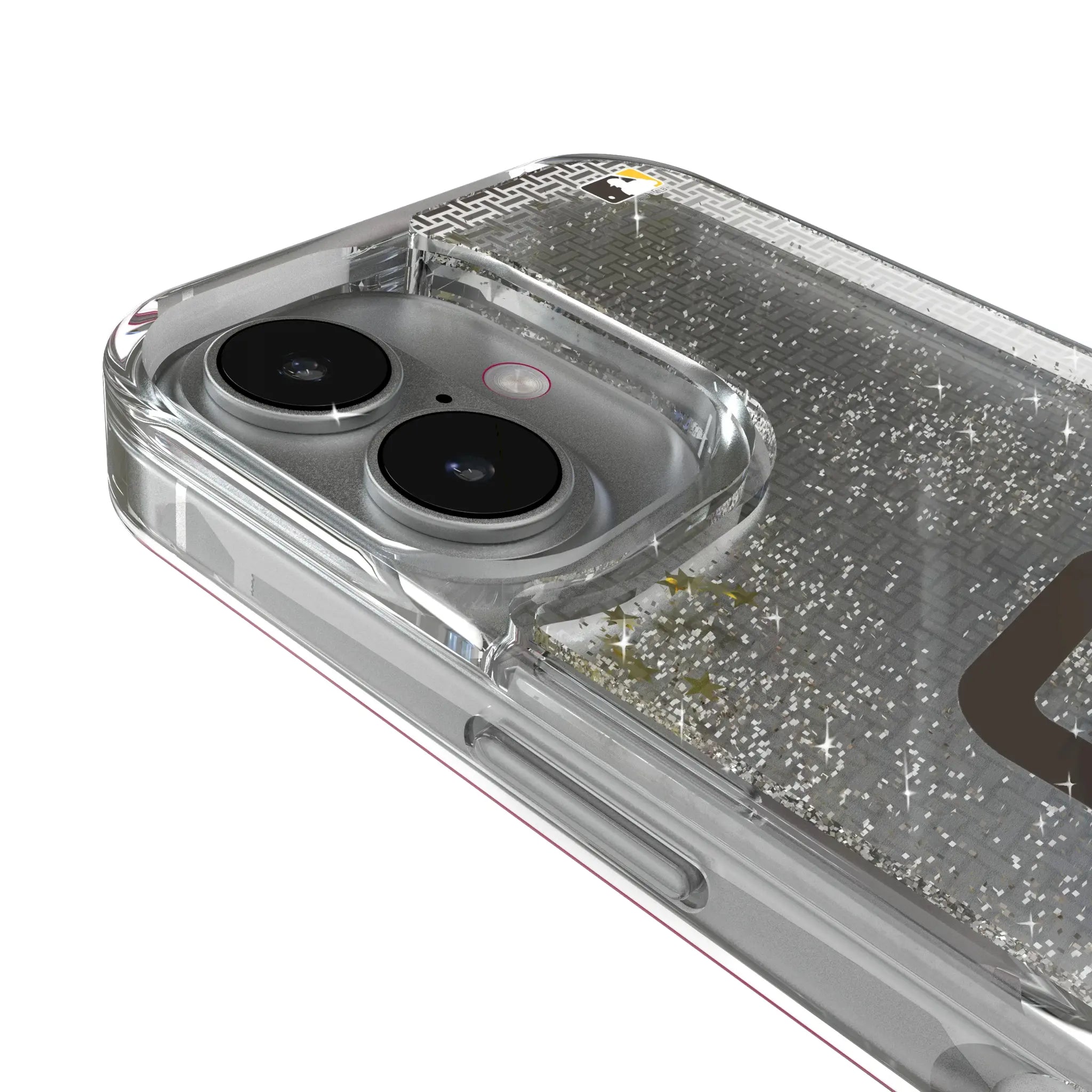 San Diego Padres Linen iPhone Glitter Phone Case for Apple iPhone - Detail
