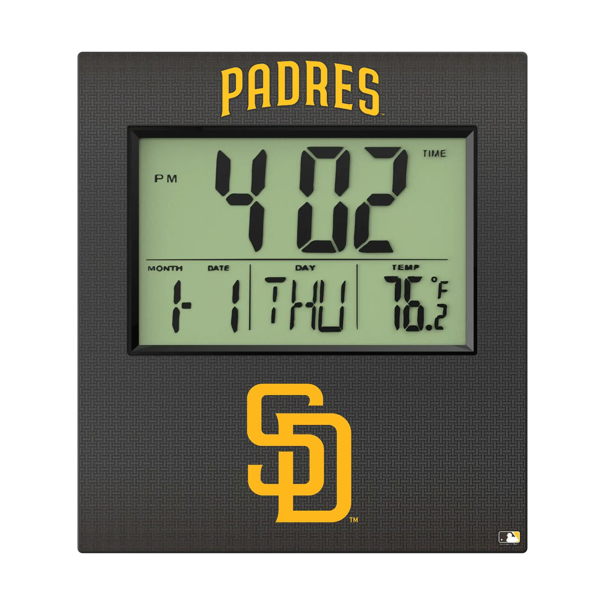 San Diego Padres Linen Wall Clock