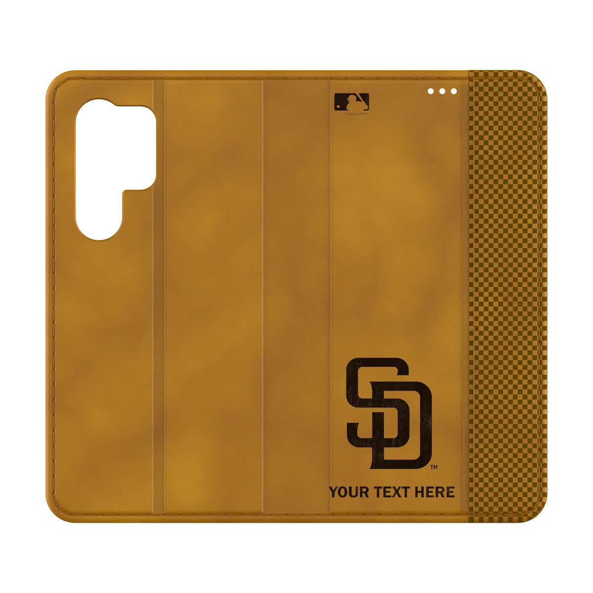 San Diego Padres Personalized Burn Galaxy Folio Phone Case for Samsung Galaxy