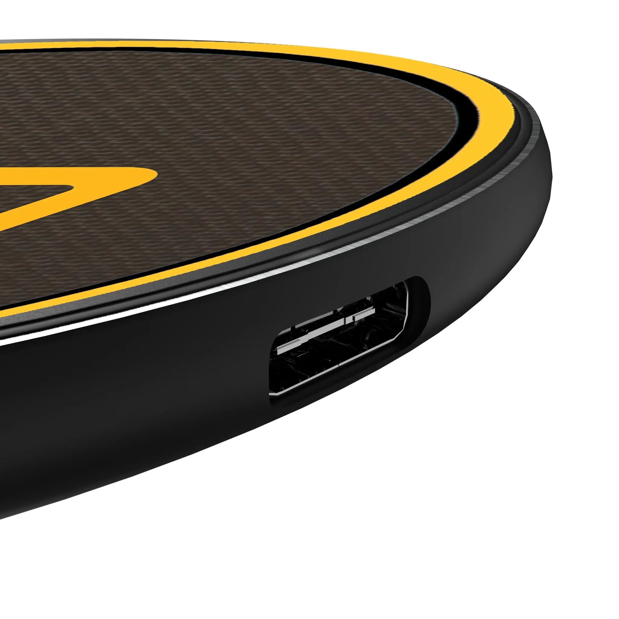 San Diego Padres Personalized Endzone Solid 15-Watt Wireless Charger - Detail