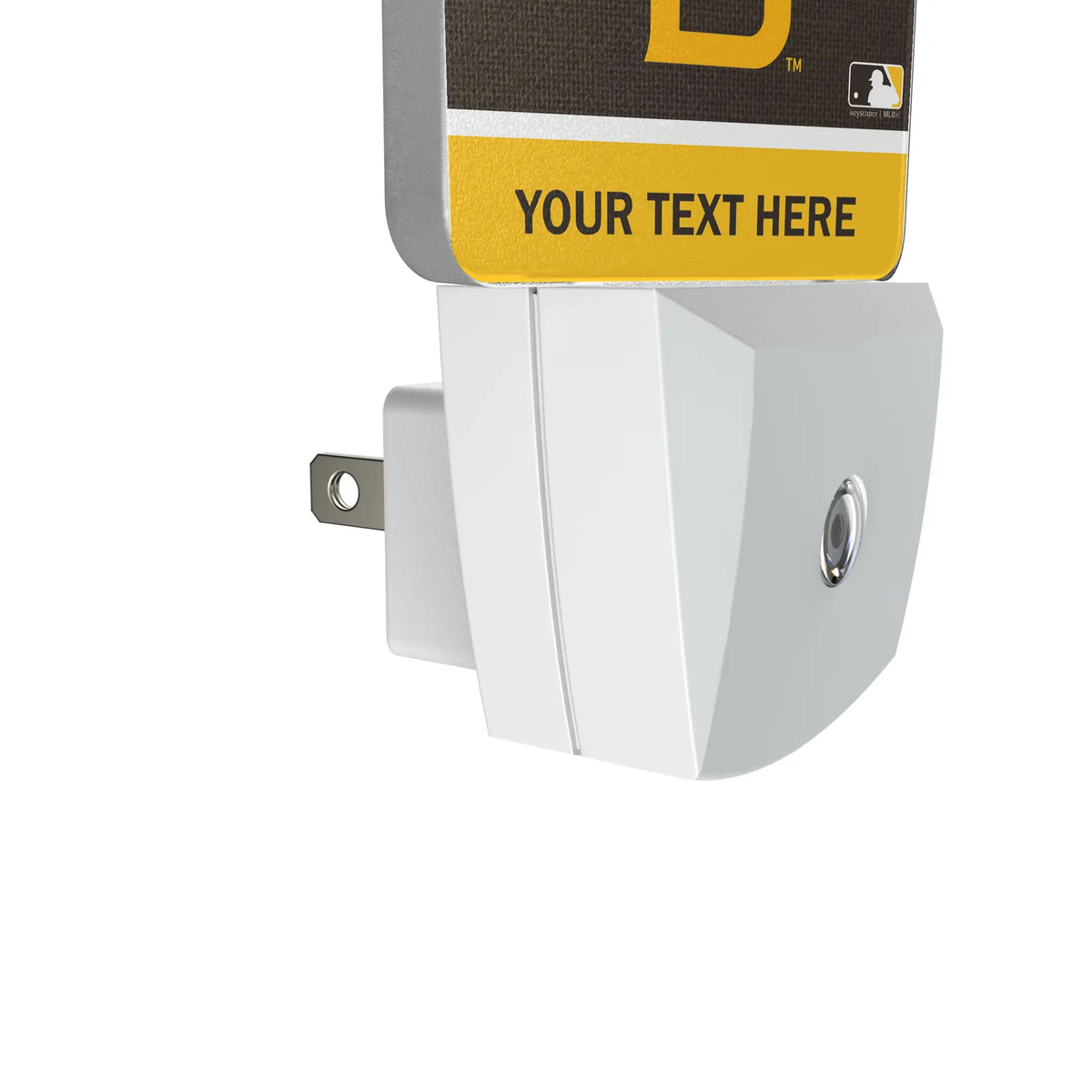 San Diego Padres Personalized Endzone Solid Night Light 2-Pack - Detail