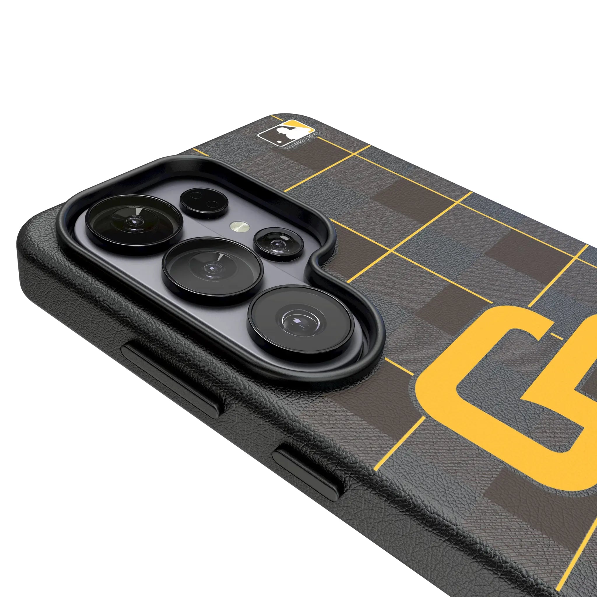 San Diego Padres Plaid Galaxy MagSafe Compatible Phone Case for Samsung Galaxy - Detail#Device_Galaxy S26 Ultra