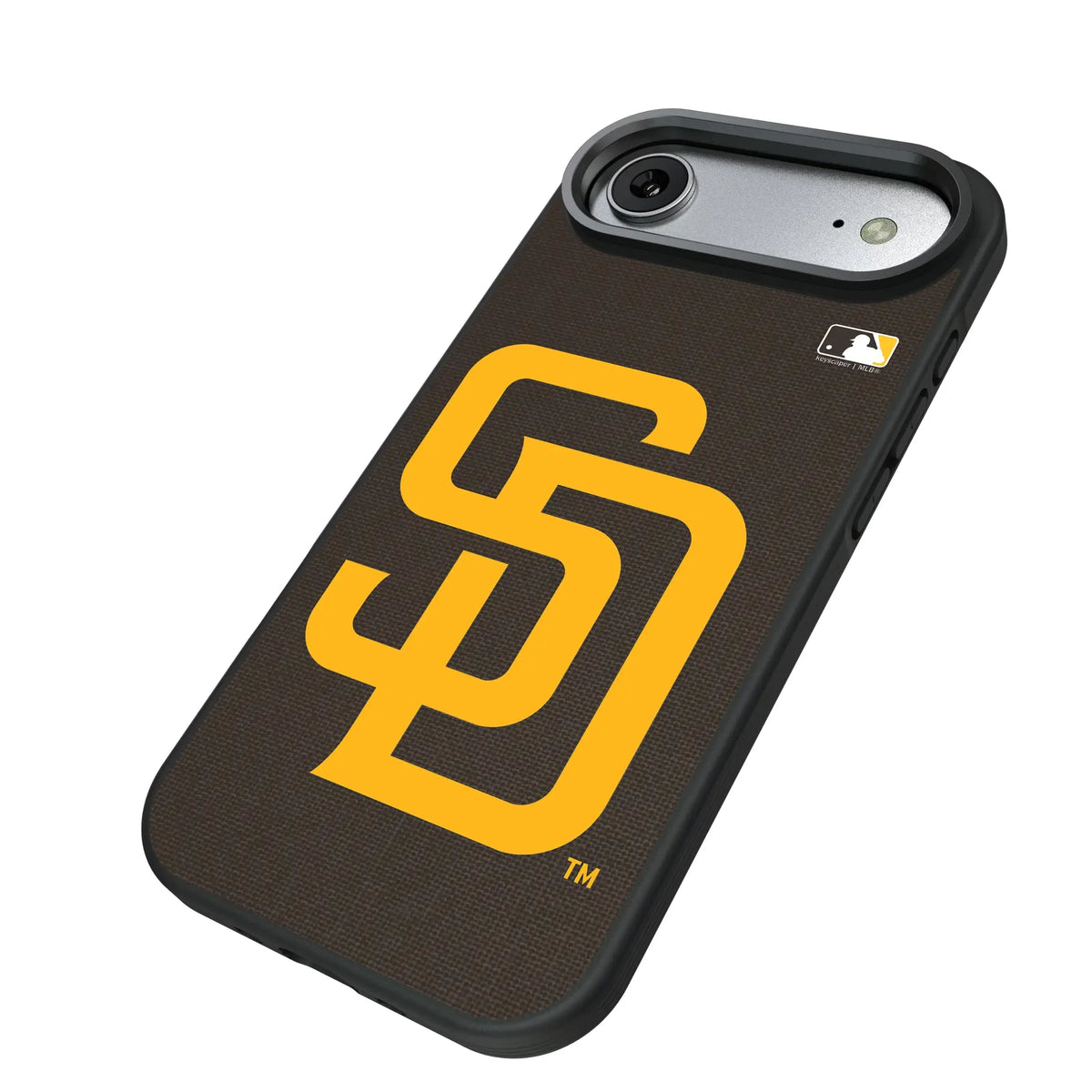 San Diego Padres Solid iPhone Bump Phone Case for Apple iPhone - Isometric View#Device_iPhone Air