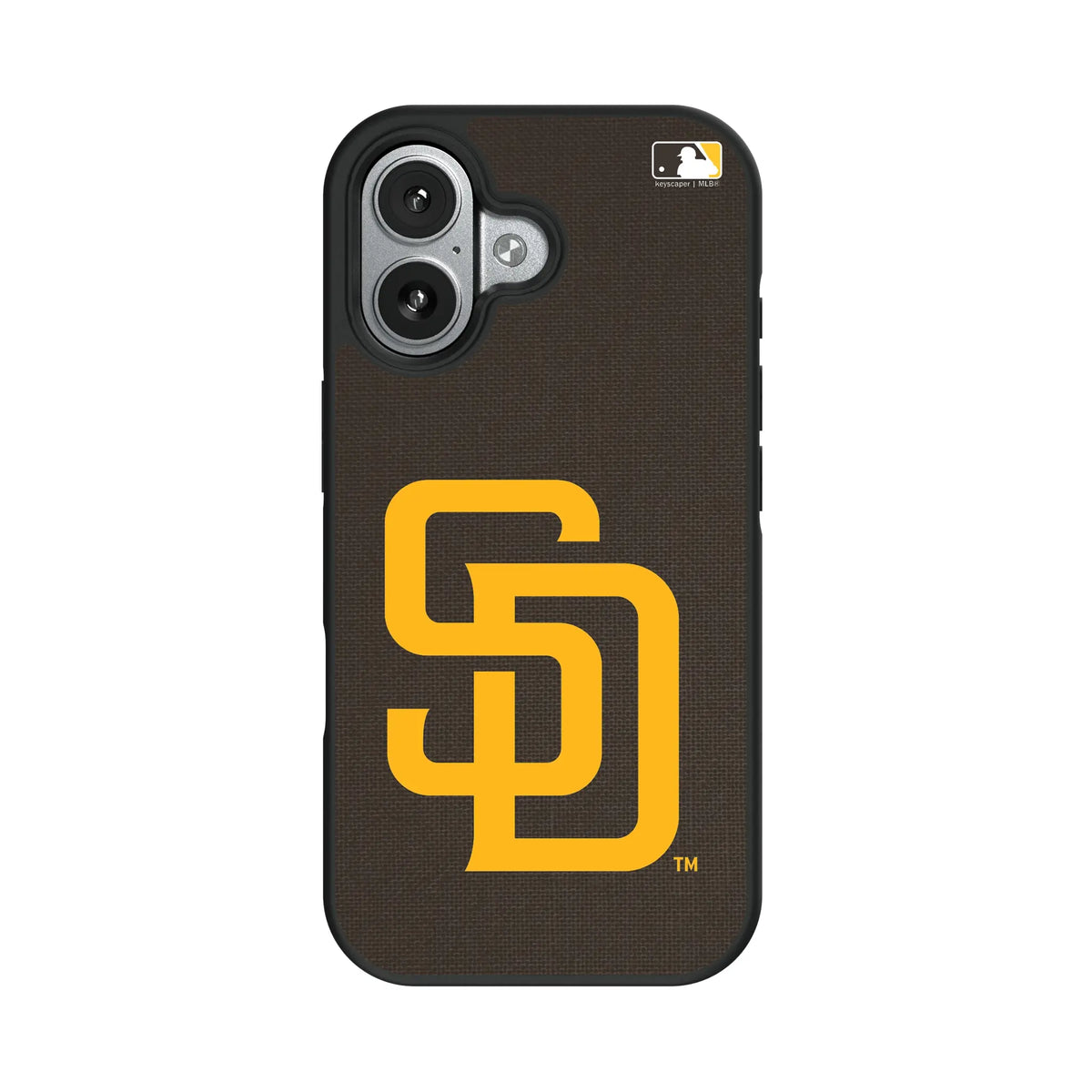 San Diego Padres Solid iPhone Bump Phone Case for Apple iPhone#Device_iPhone 17