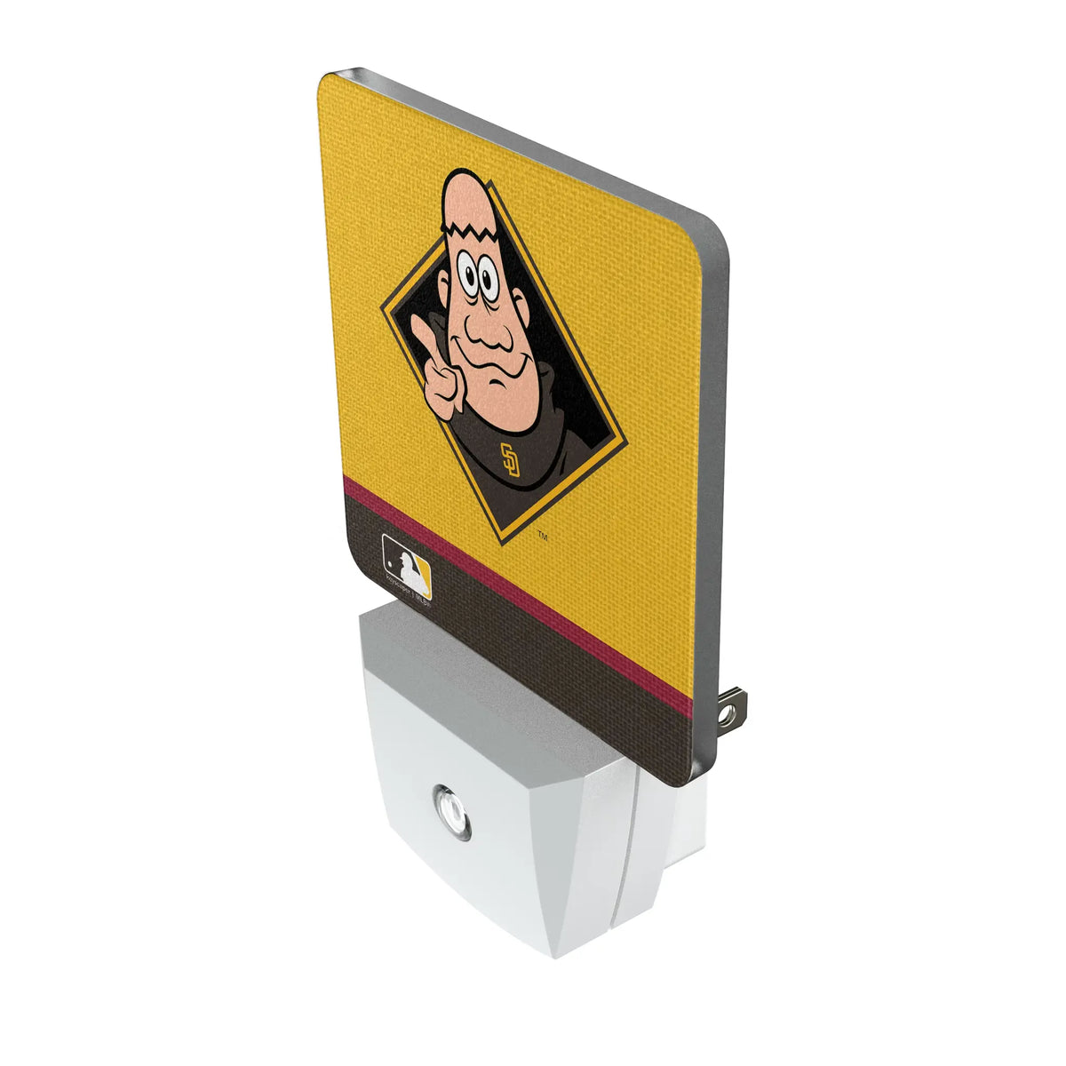 San Diego Padres Stripe Night Light 2-Pack - Isometric View