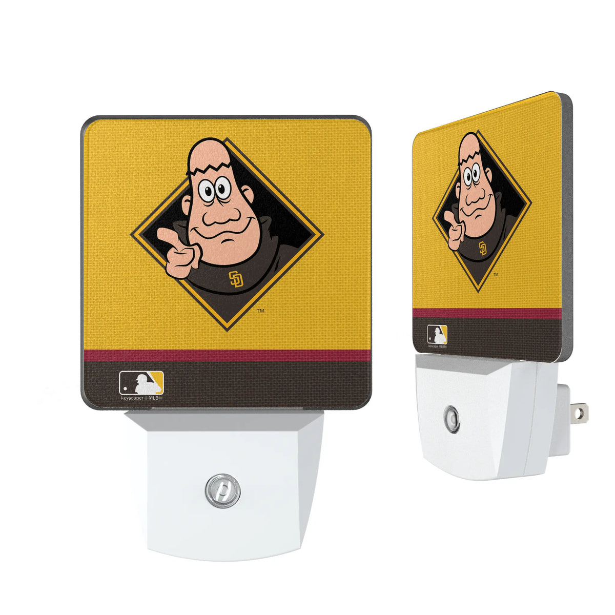 San Diego Padres Stripe Night Light 2-Pack