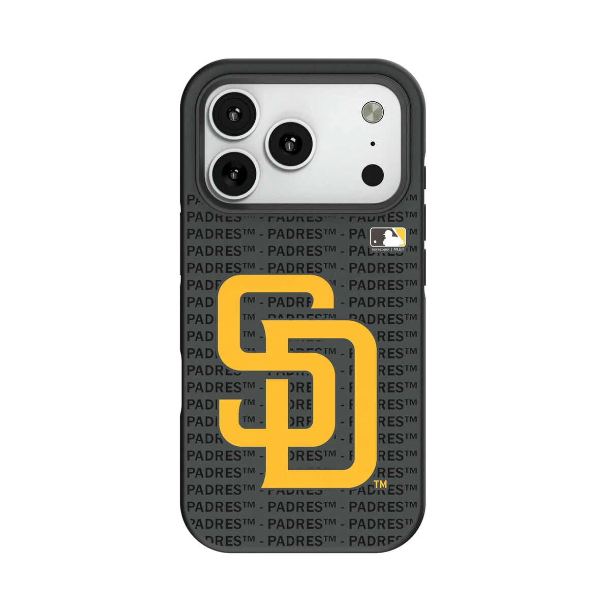 San Diego Padres Text Backdrop Bump Phone Case for Apple iPhone