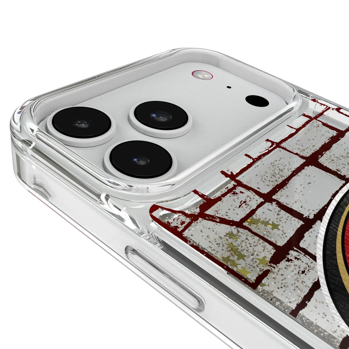 San Francisco 49ers Brick iPhone Glitter Phone Case for Apple iPhone - Detail#Device_iPhone 18 Pro Max