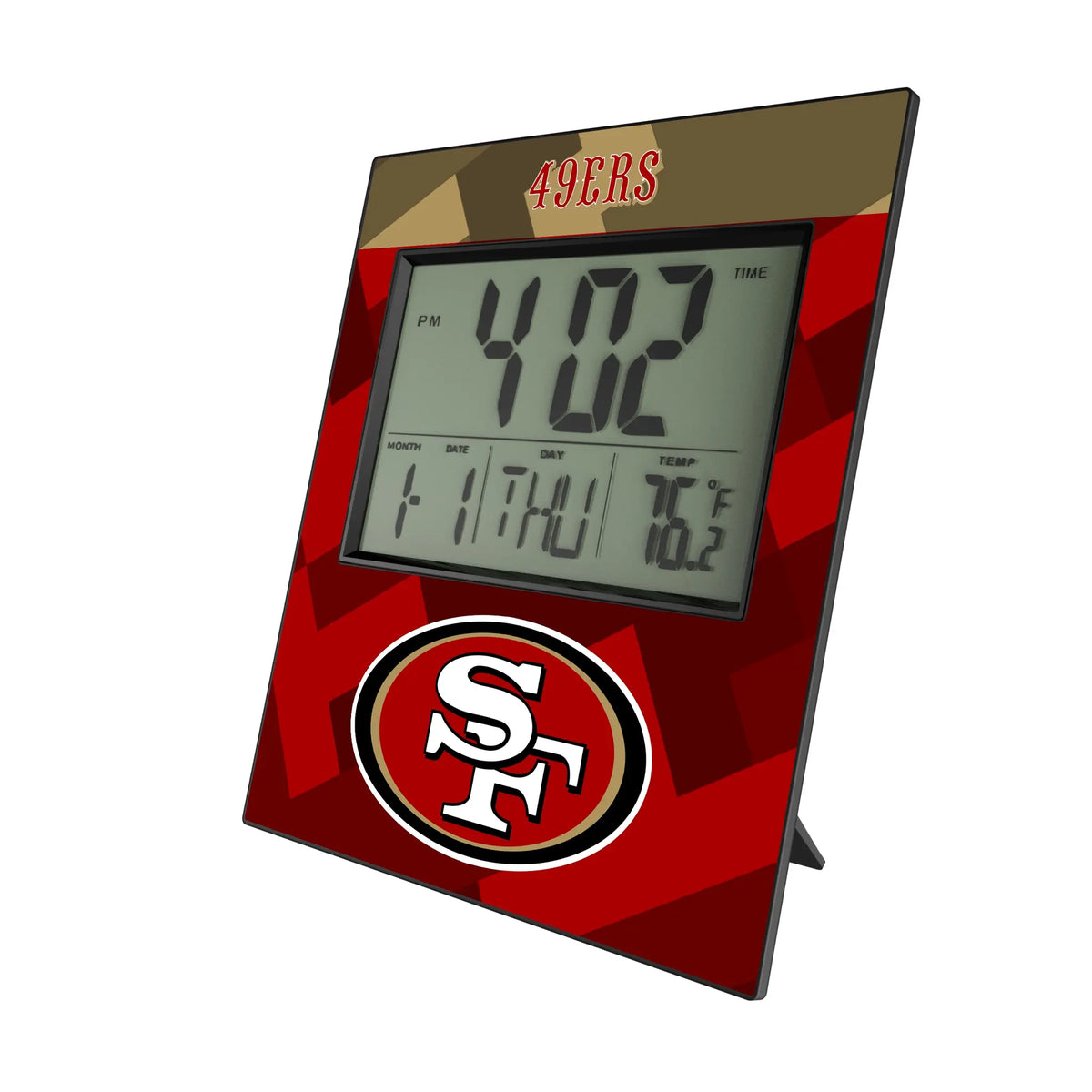 San Francisco 49ers Color Block Wall Clock