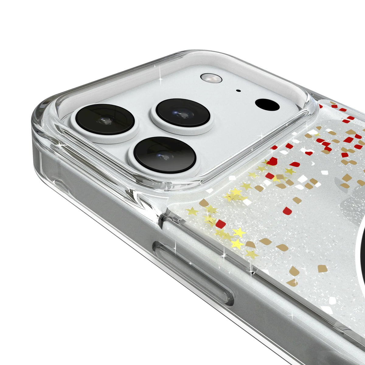 San Francisco 49ers Confetti iPhone Glitter Phone Case for Apple iPhone - Detail#Device_iPhone 18 Pro