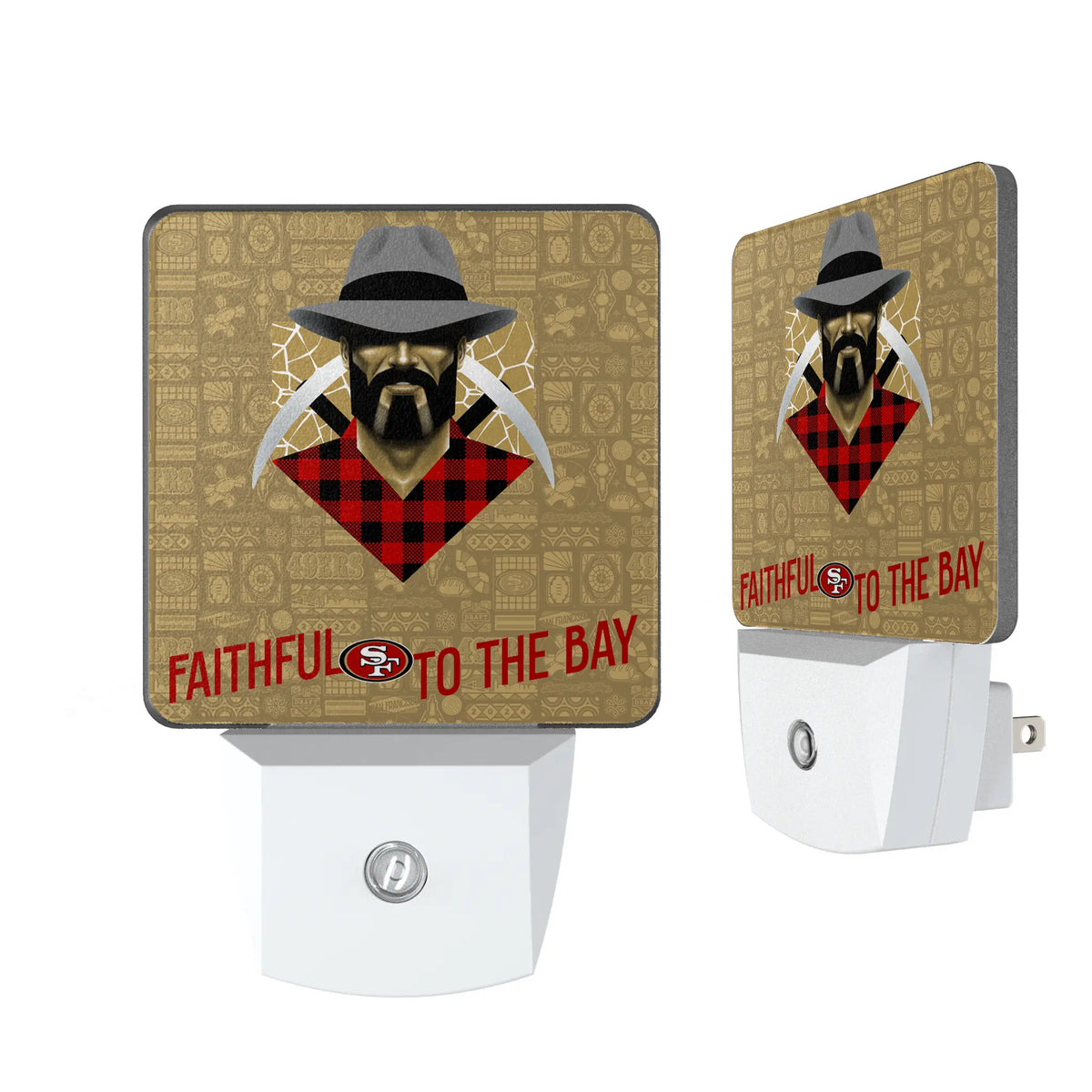 San Francisco 49ers Deco Night Light 2-Pack