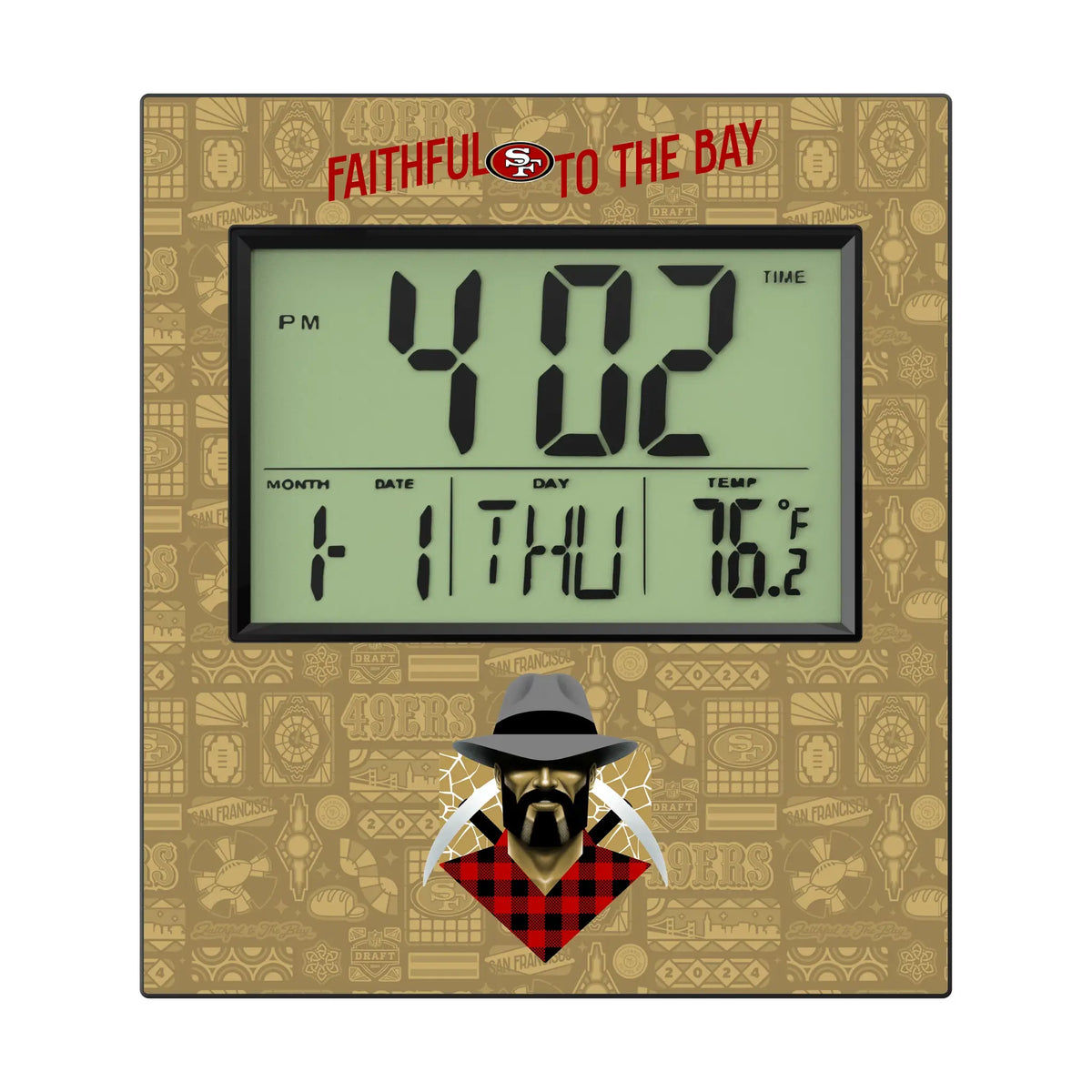 San Francisco 49ers Deco Wall Clock