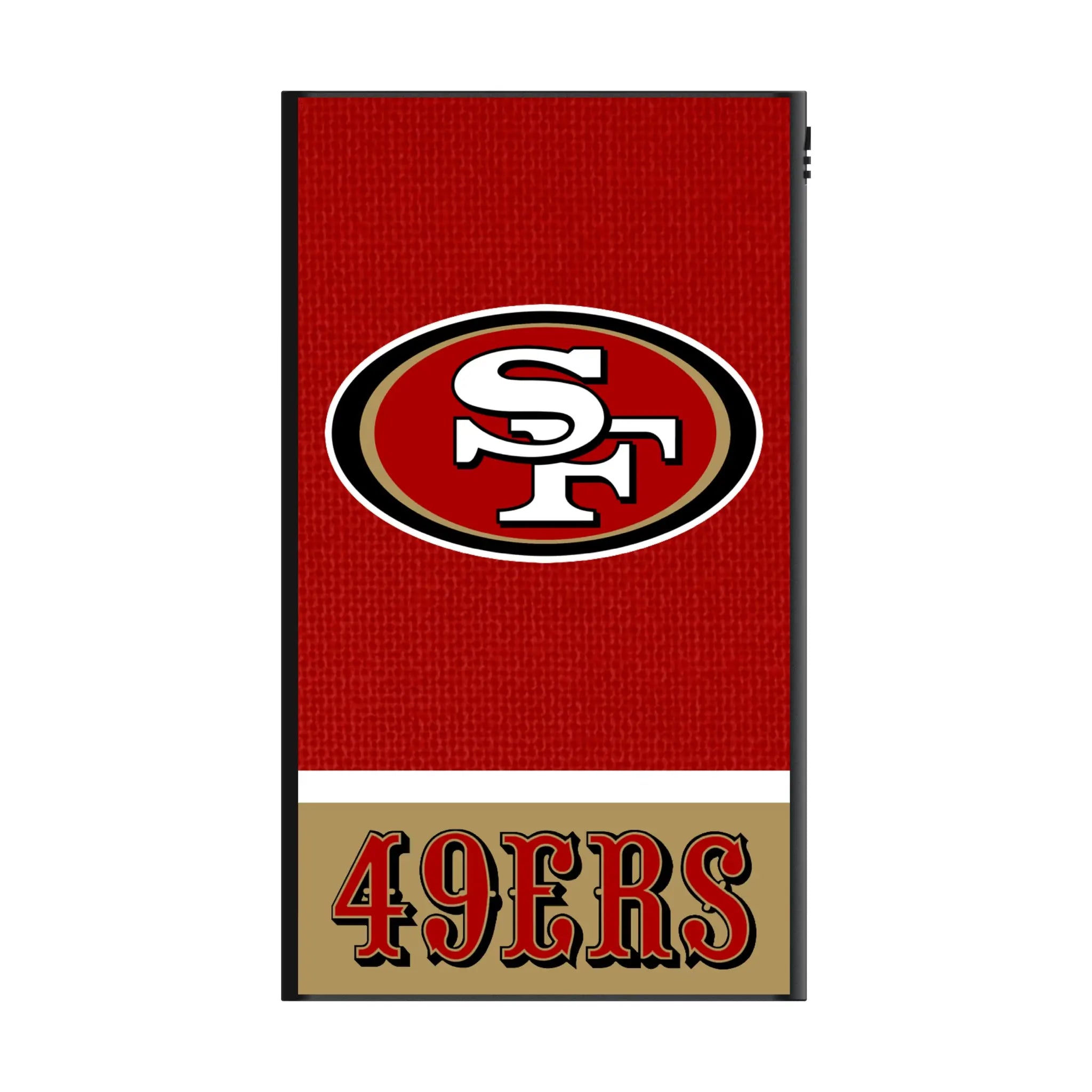 San Francisco 49ers Endzone Solid 5000mAh Flat Power Bank