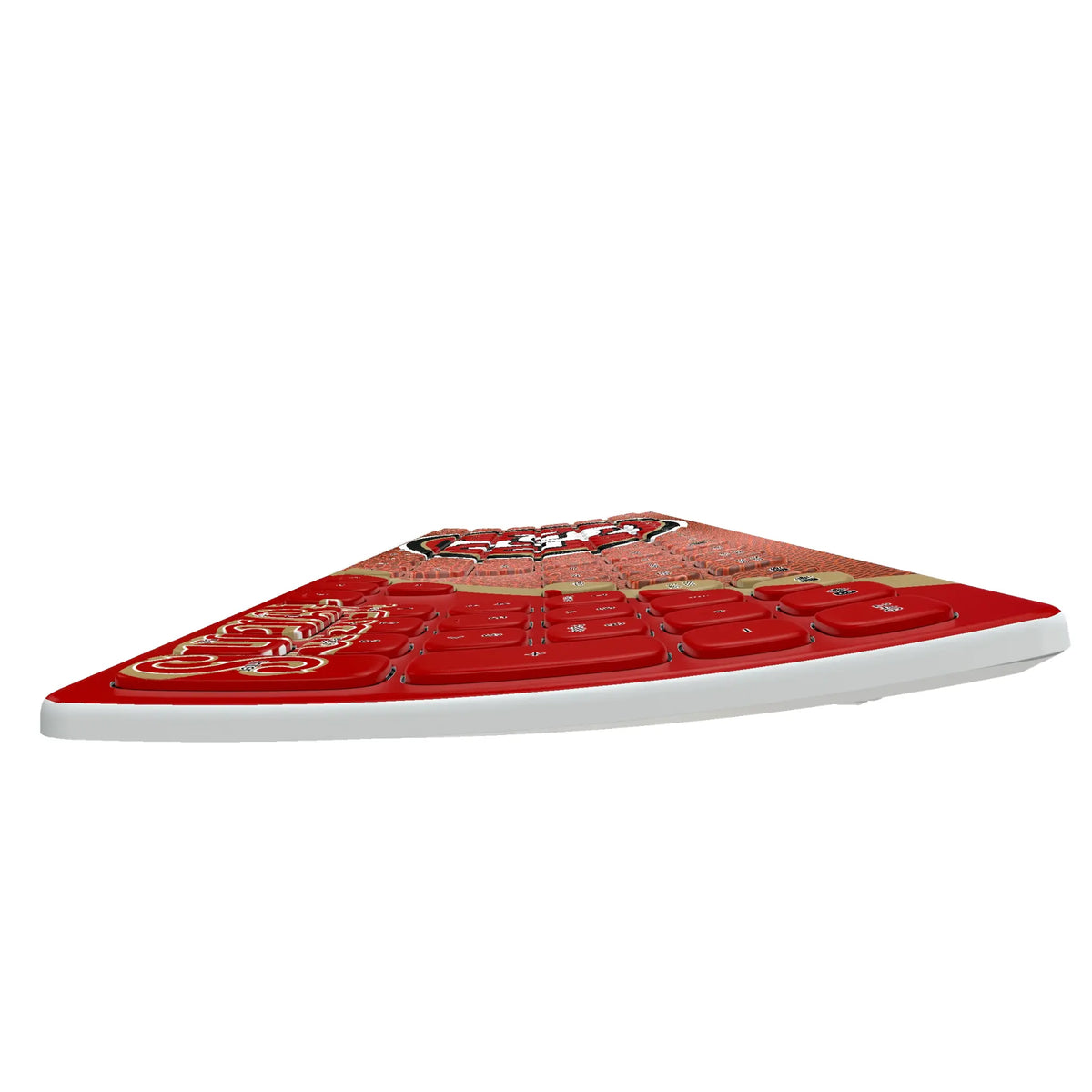 San Francisco 49ers Football KKB605 Curved Wireless Keyboard