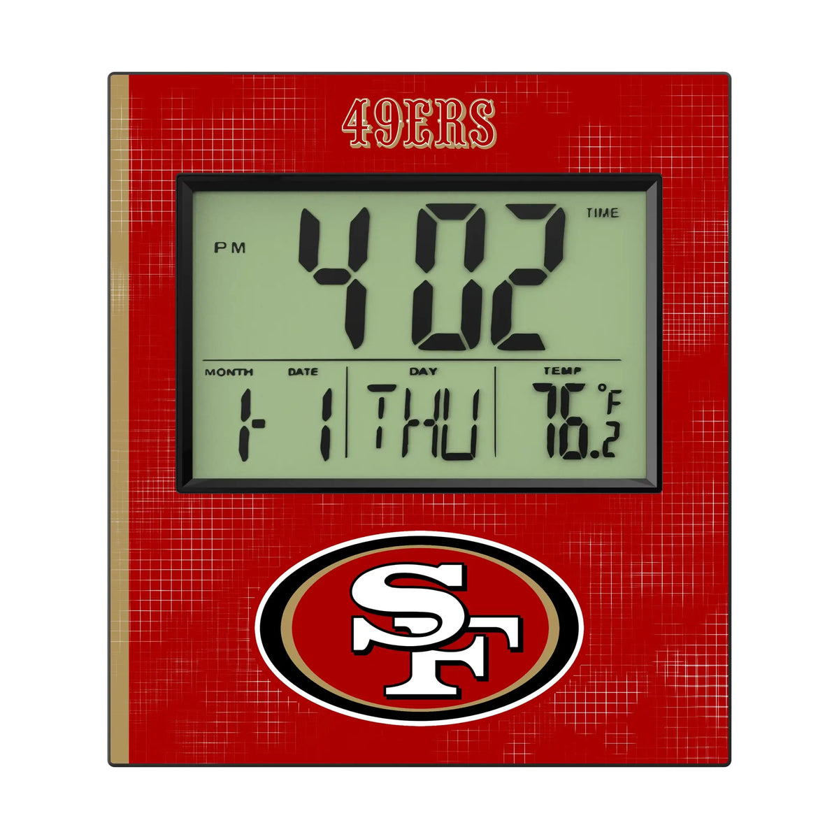 San Francisco 49ers Hatch Wall Clock