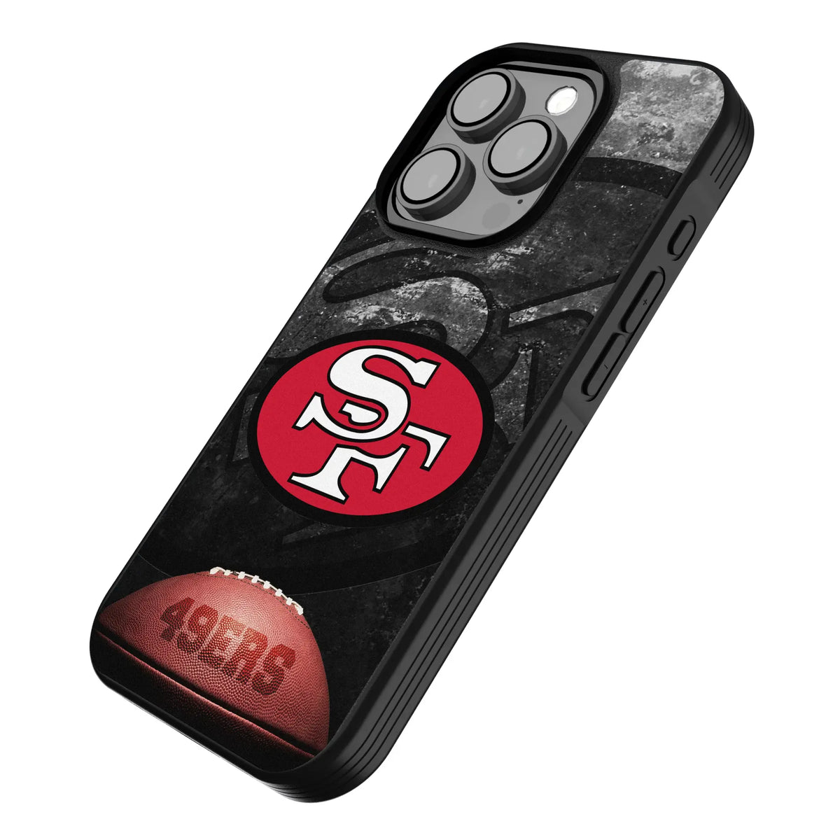 San Francisco 49ers Historic Collection Legendary iPhone Bump Phone Case for Apple iPhone - Isometric View
