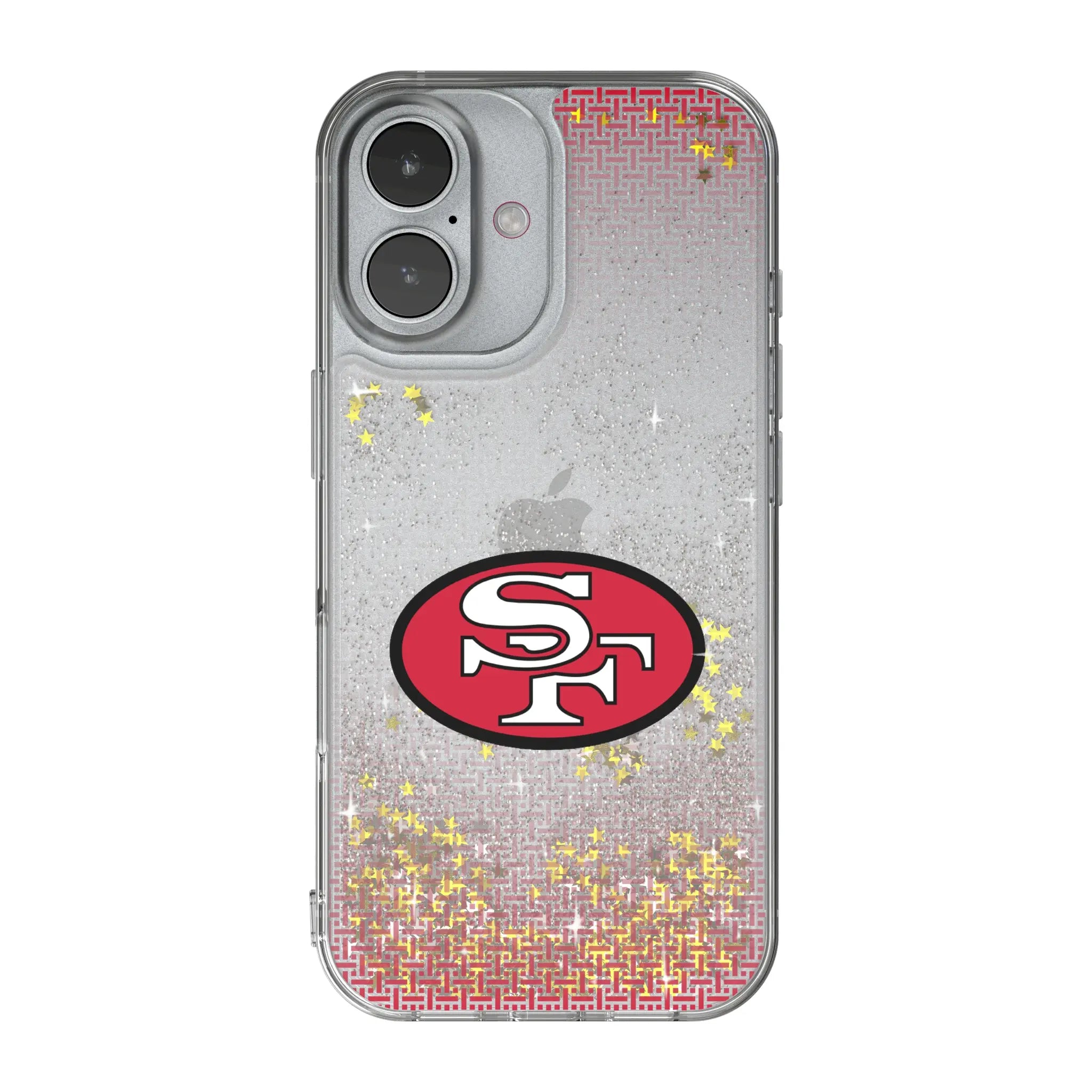 San Francisco 49ers Historic Collection Linen iPhone Glitter Phone Case for Apple iPhone