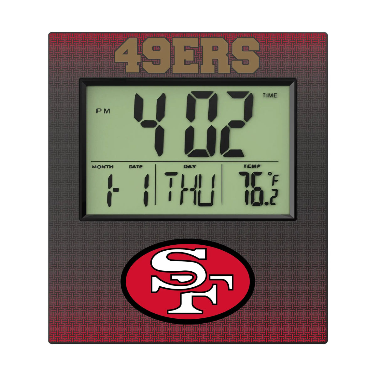 San Francisco 49ers Historic Collection Linen Wall Clock