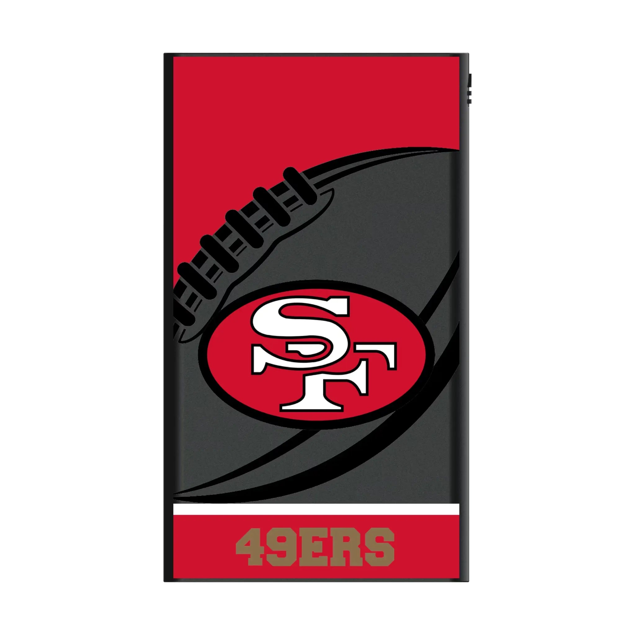 San Francisco 49ers Historic Collection Passtime 5000mAh Flat Power Bank