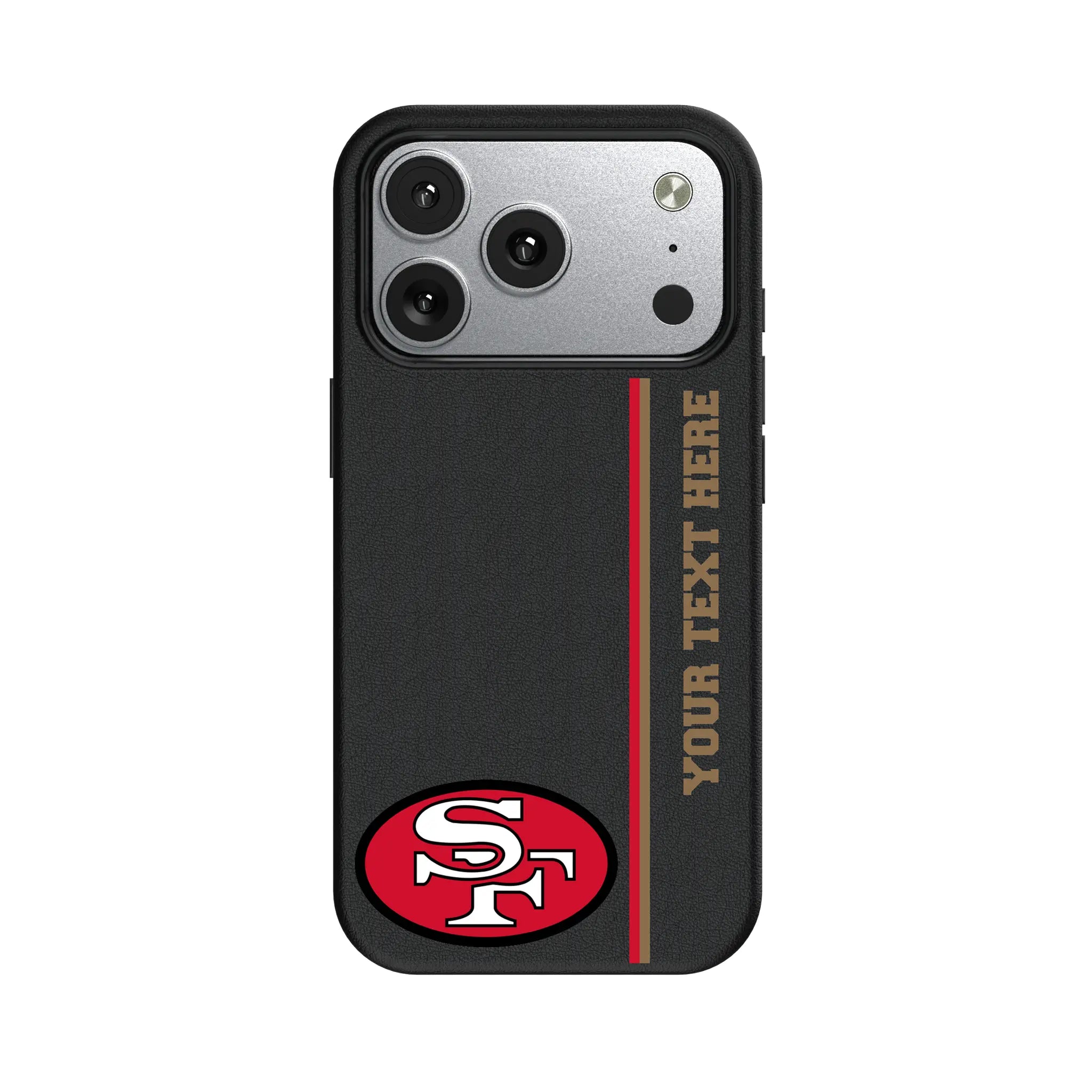 San Francisco 49ers Historic Collection Personalized Sidebard iPhone MagSafe Compatible Phone Case for Apple iPhone#Device_iPhone 17 Pro