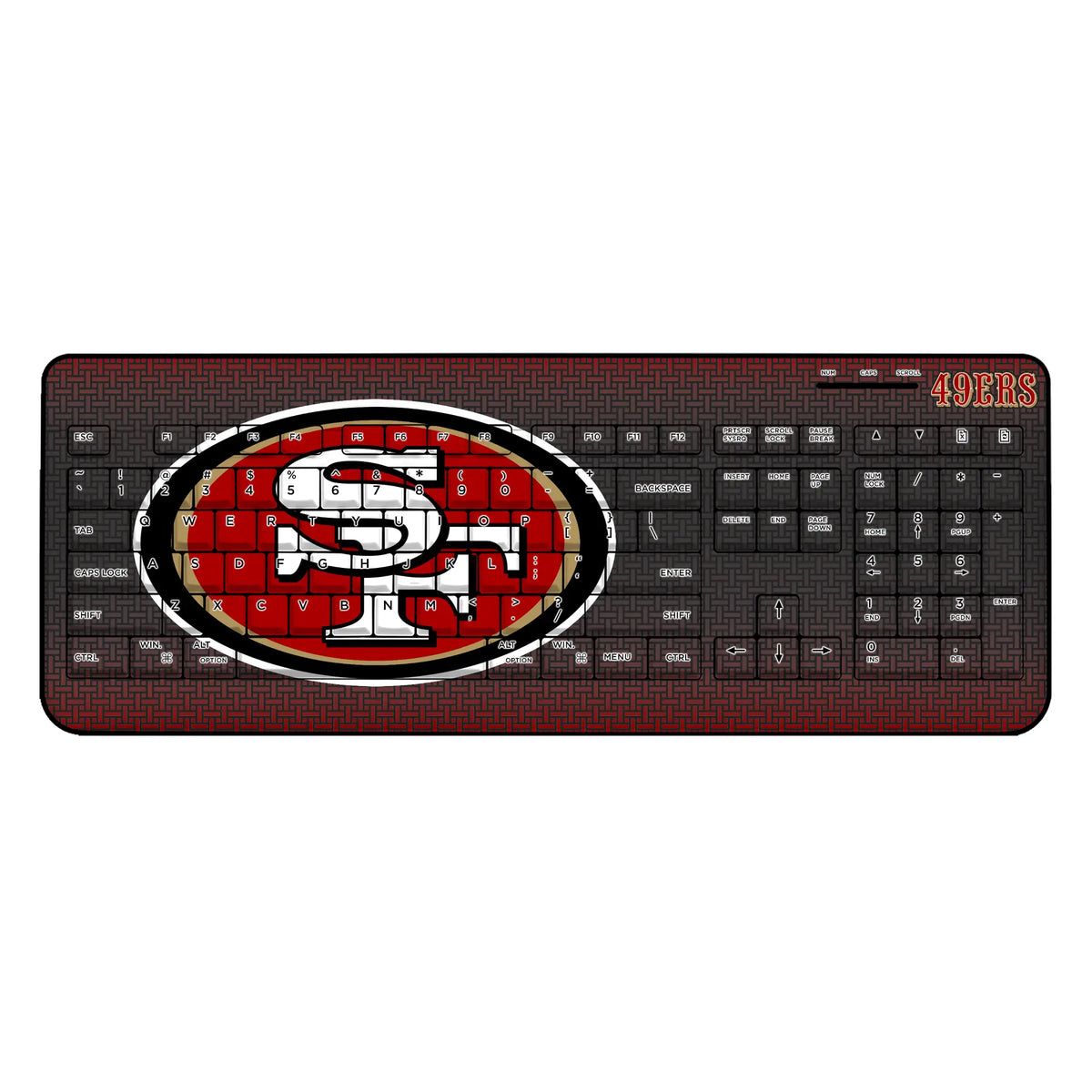 San Francisco 49ers Linen Wireless USB Keyboard