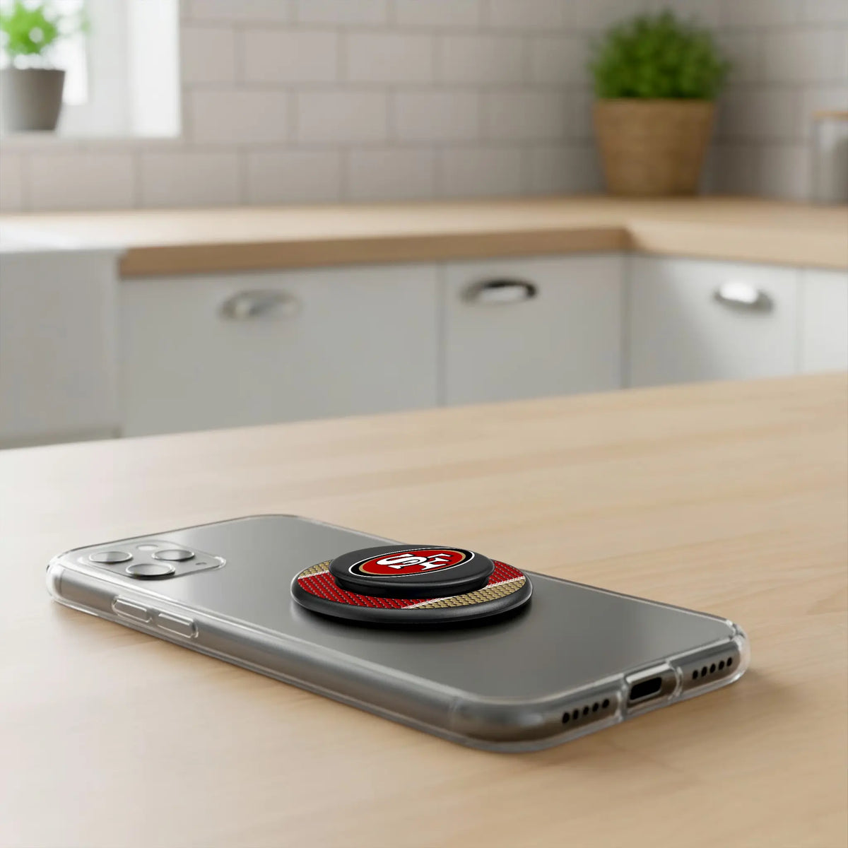 San Francisco 49ers Mesh Popsockets Round Magnetic - Lifestyle