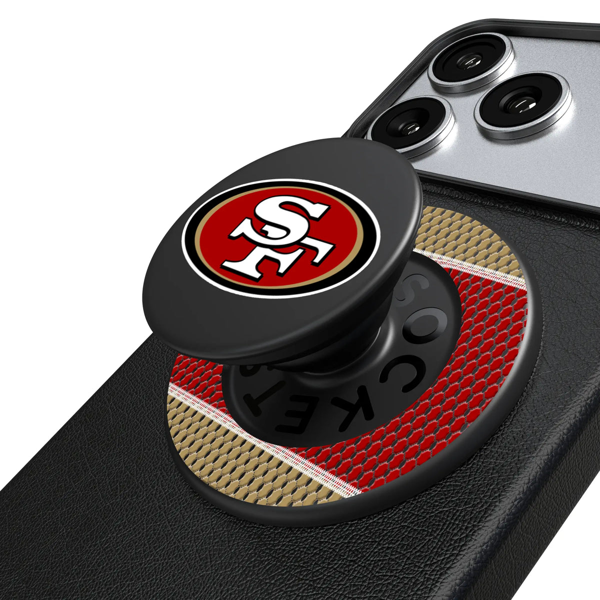 San Francisco 49ers Mesh Popsockets Round Magnetic