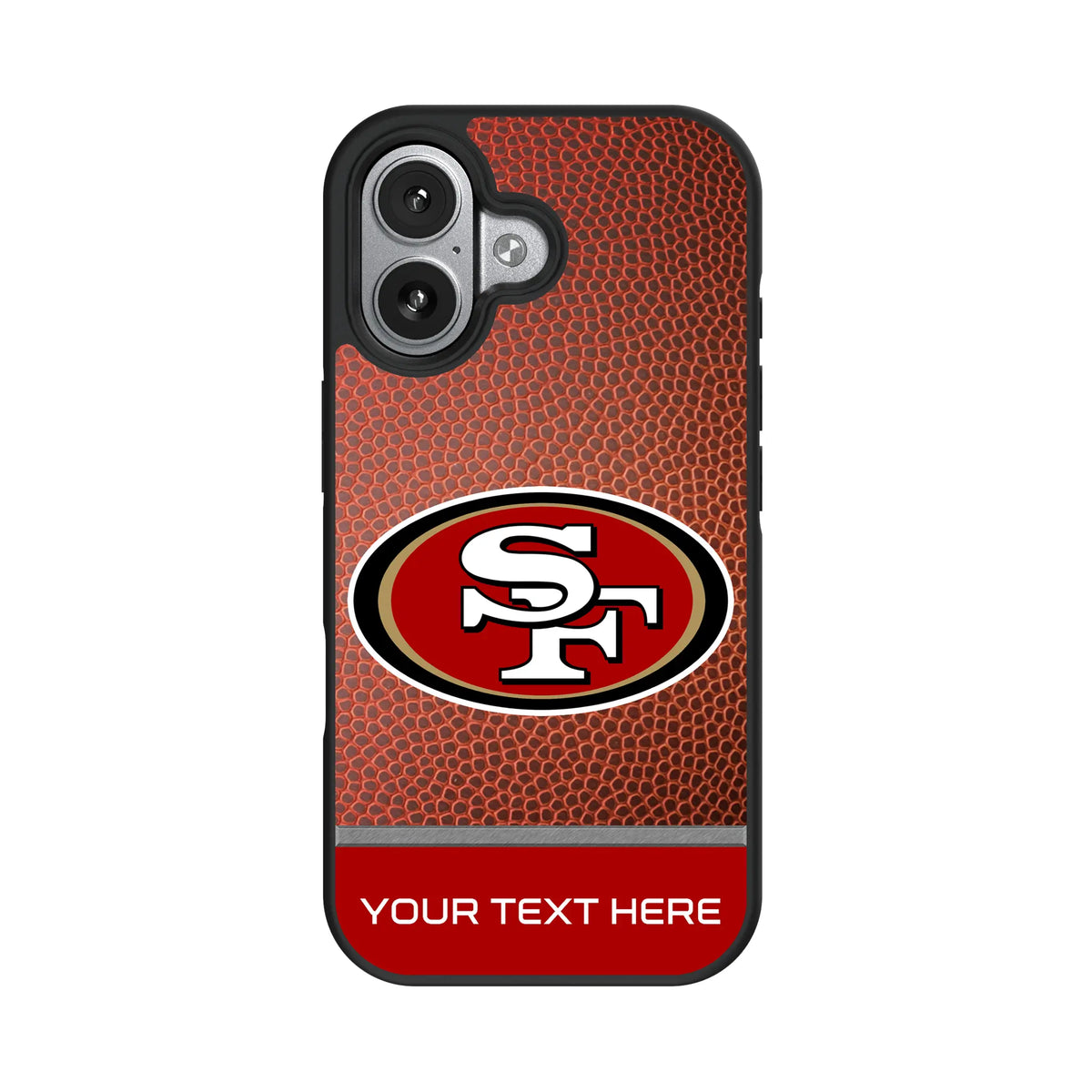 San Francisco 49ers Personalized Football iPhone Bump Phone Case for Apple iPhone#Device_iPhone 17