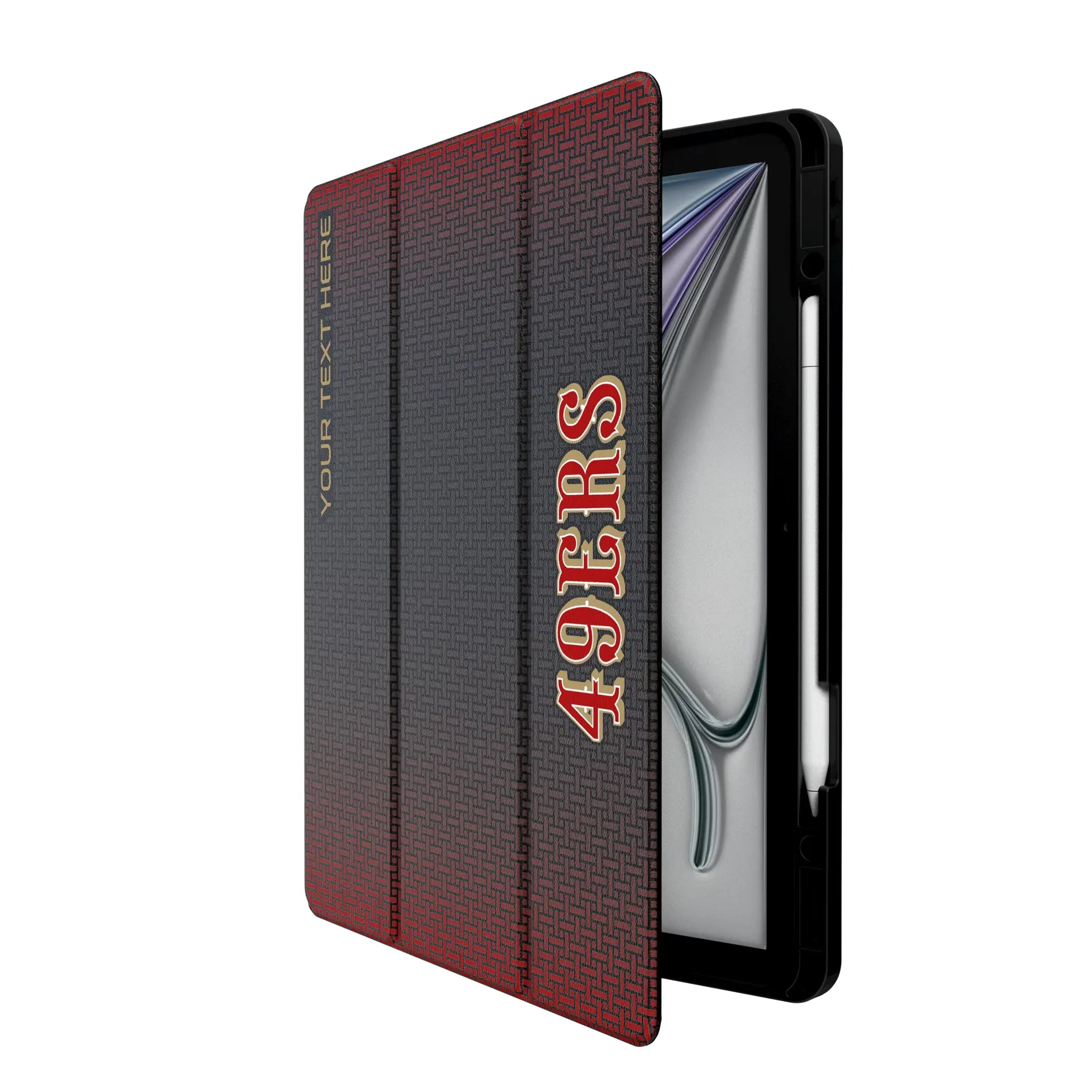 San Francisco 49ers Personalized Linen iPad Tablet Case for Apple iPad