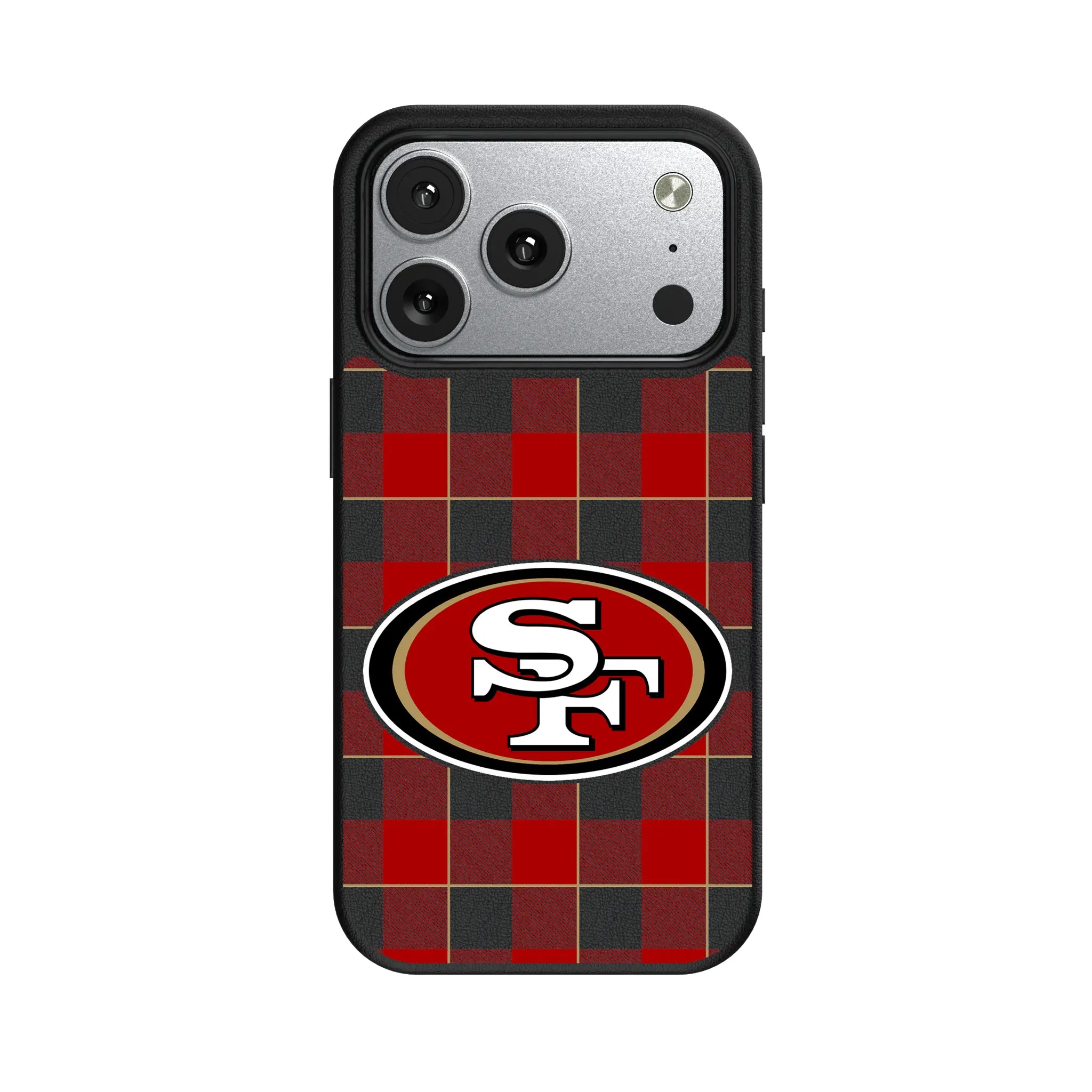 San Francisco 49ers Plaid iPhone MagSafe Compatible Phone Case for Apple iPhone#Device_iPhone 17 Pro