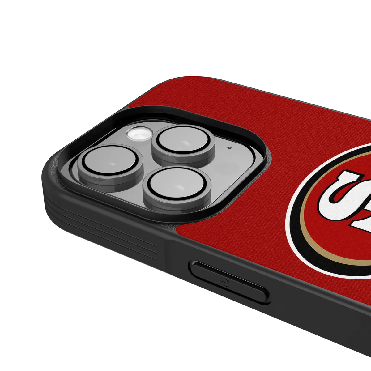 San Francisco 49ers Stripe iPhone Bump Phone Case for Apple iPhone - Detail