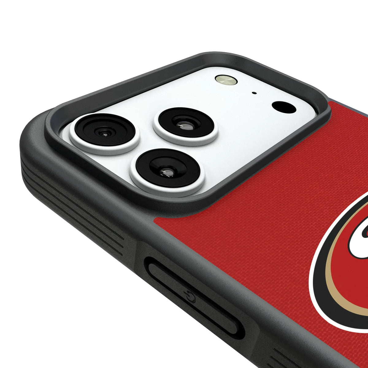 San Francisco 49ers Stripe iPhone Bump Phone Case for Apple iPhone - Detail#Device_iPhone 18 Pro Max